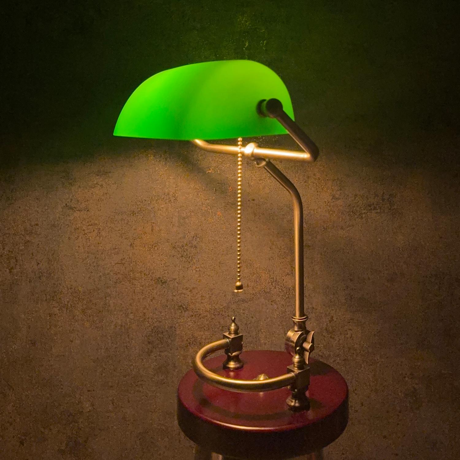 Bordslampa Banklampa 40x25cm Ställbar träfot
