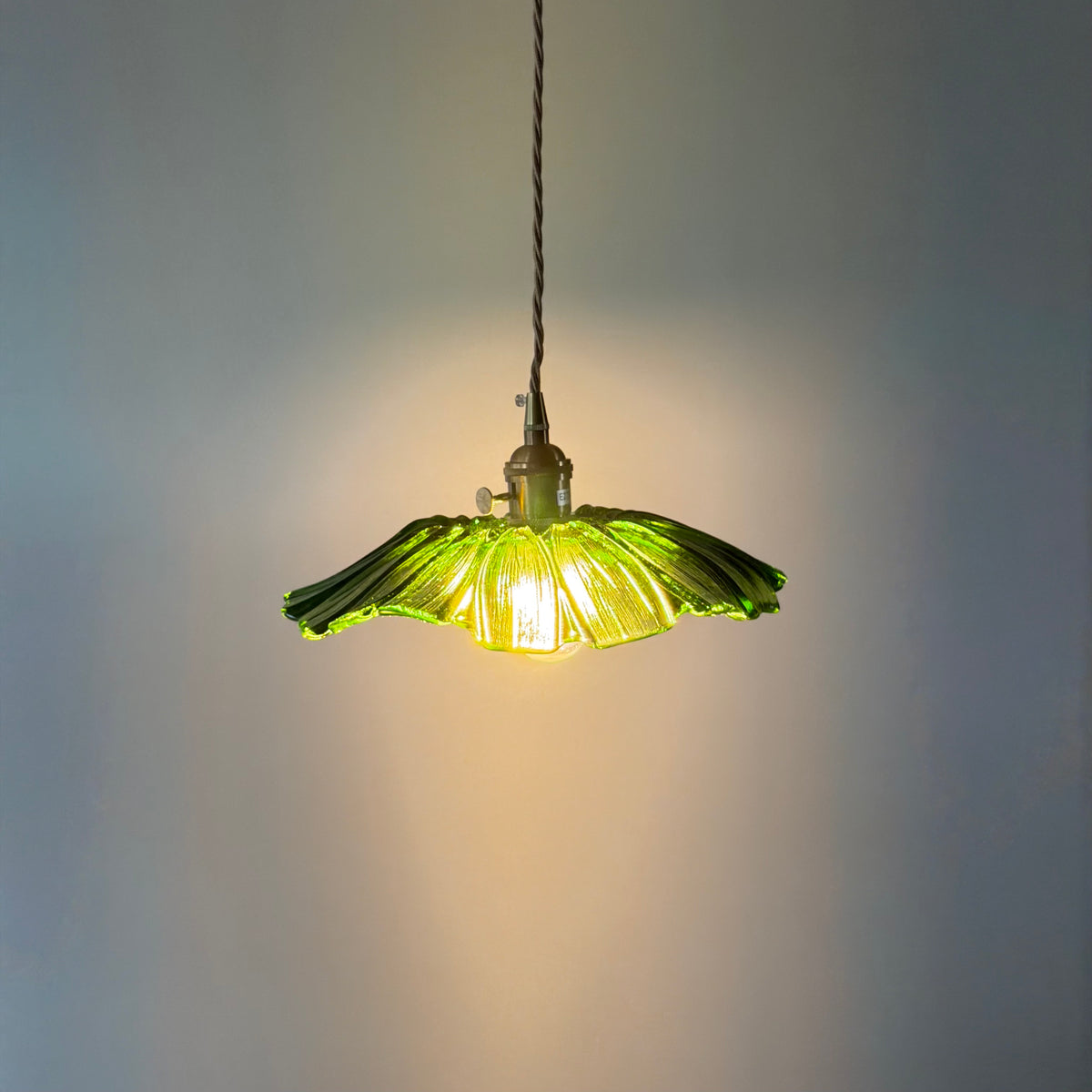 LOTUS 26 Pendellampa Grön – Taklampa i glas