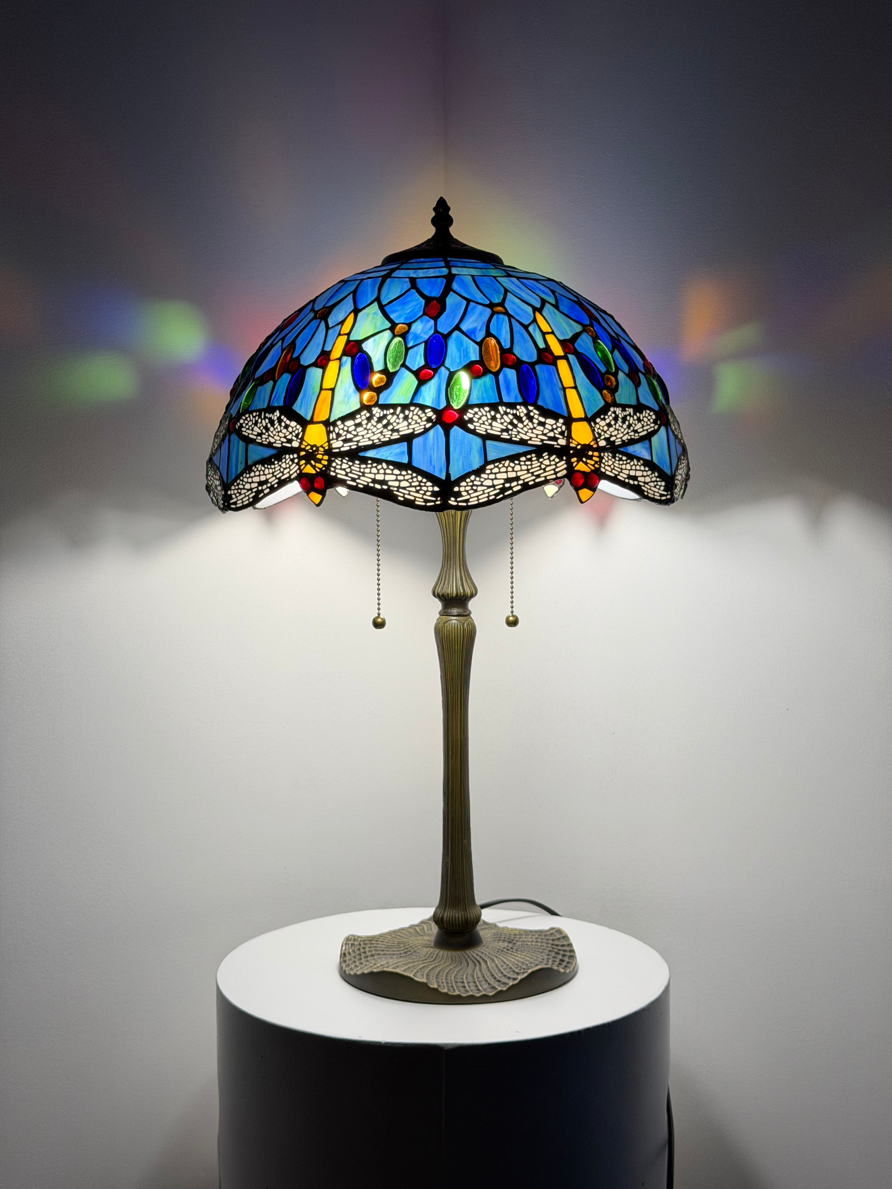 Bordslampa – Dragonfly Blue Harmony 40Ø