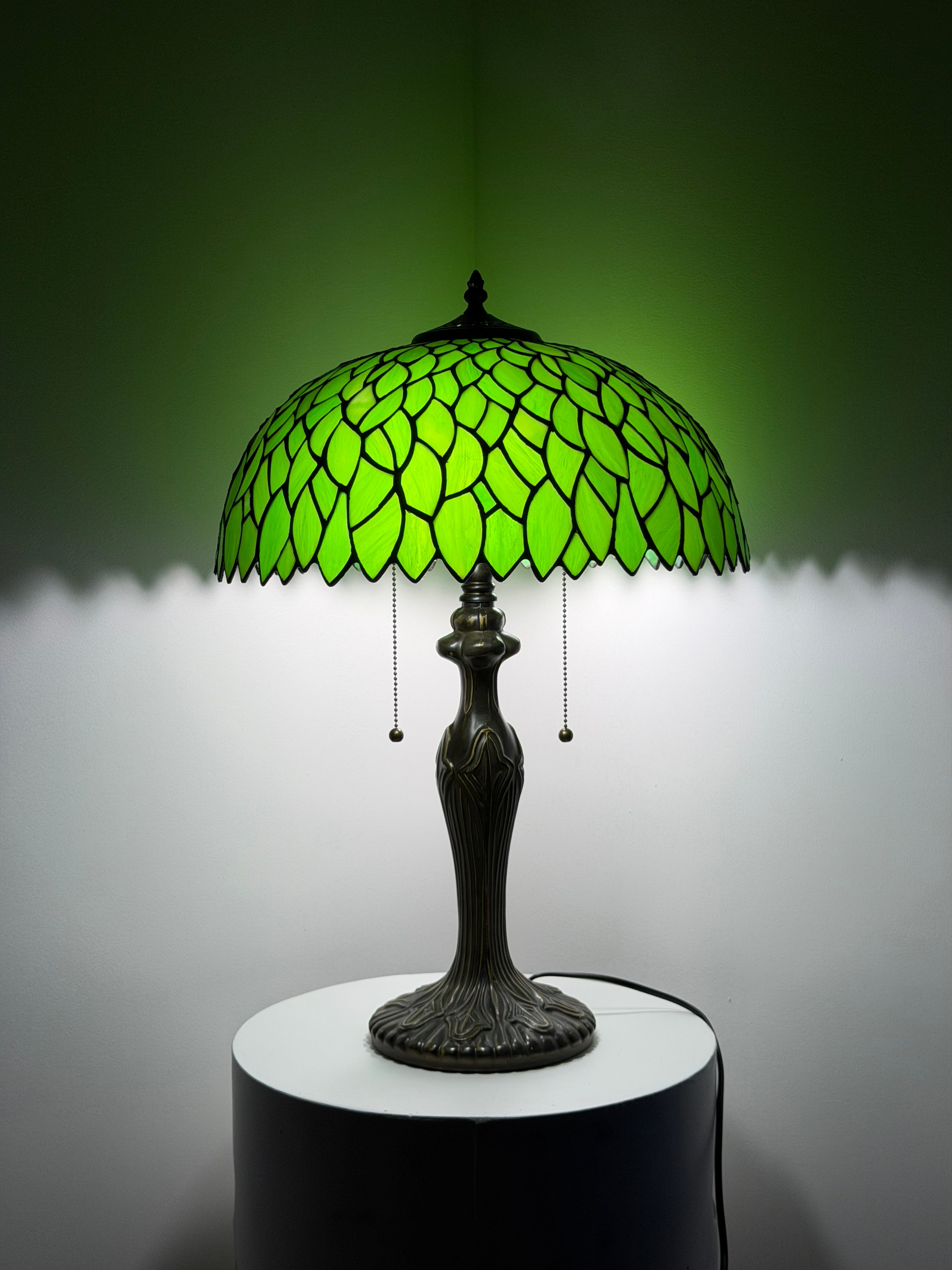 Bordslampa – Garden Leaves Green 40Ø