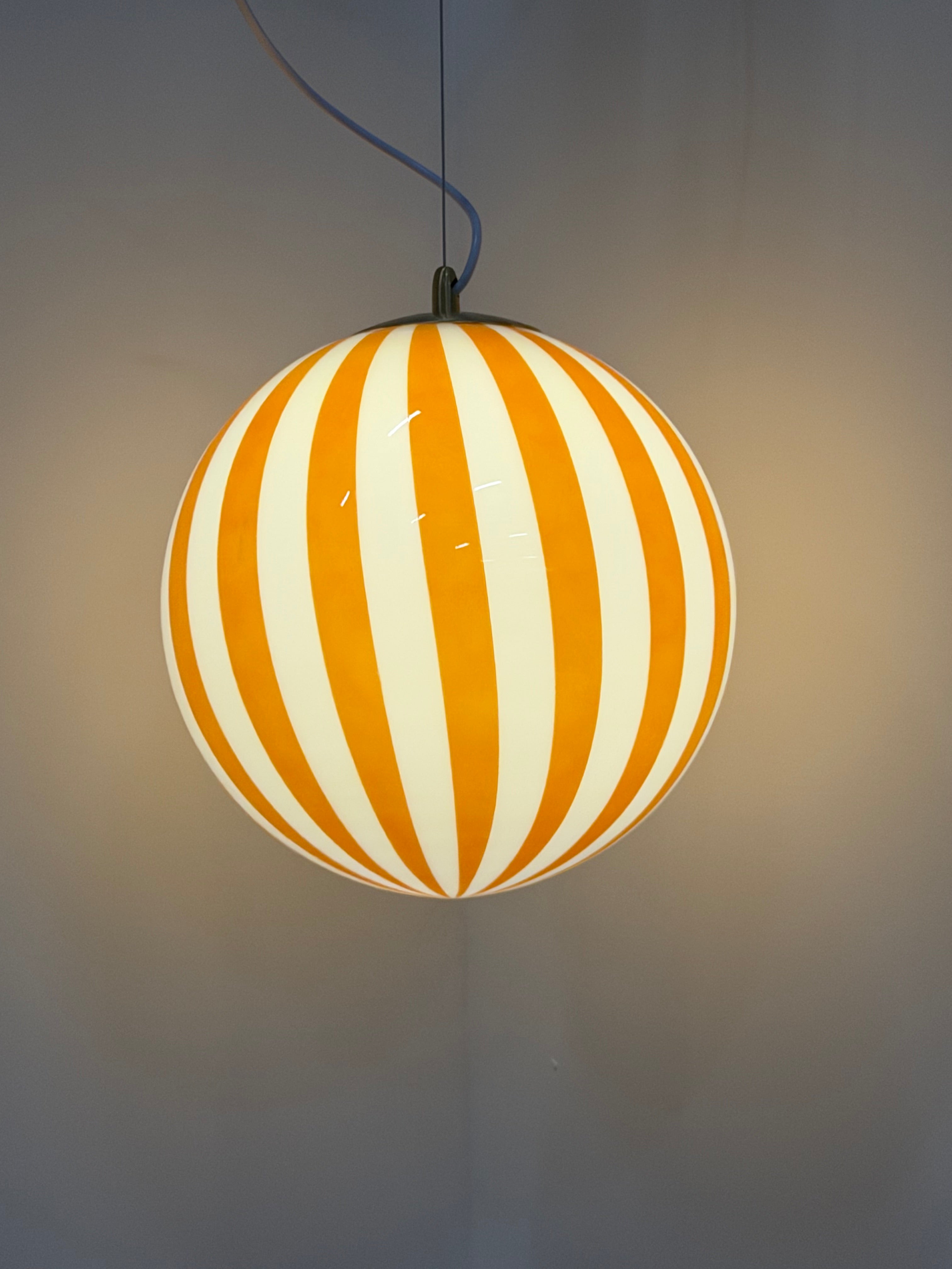 Taklampa Vertical Stripe Orange