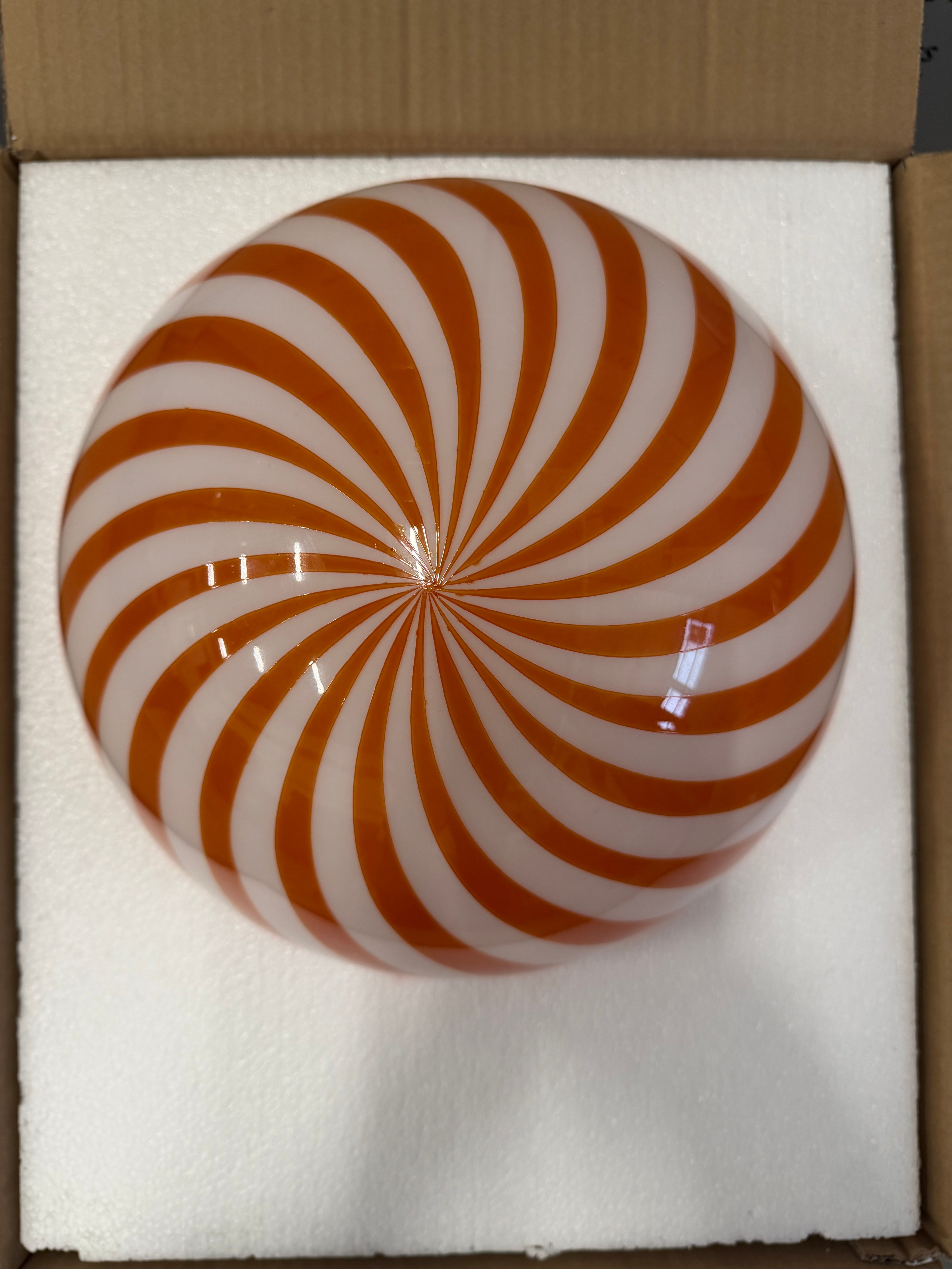 Taklampa Spiral Stripe Orange