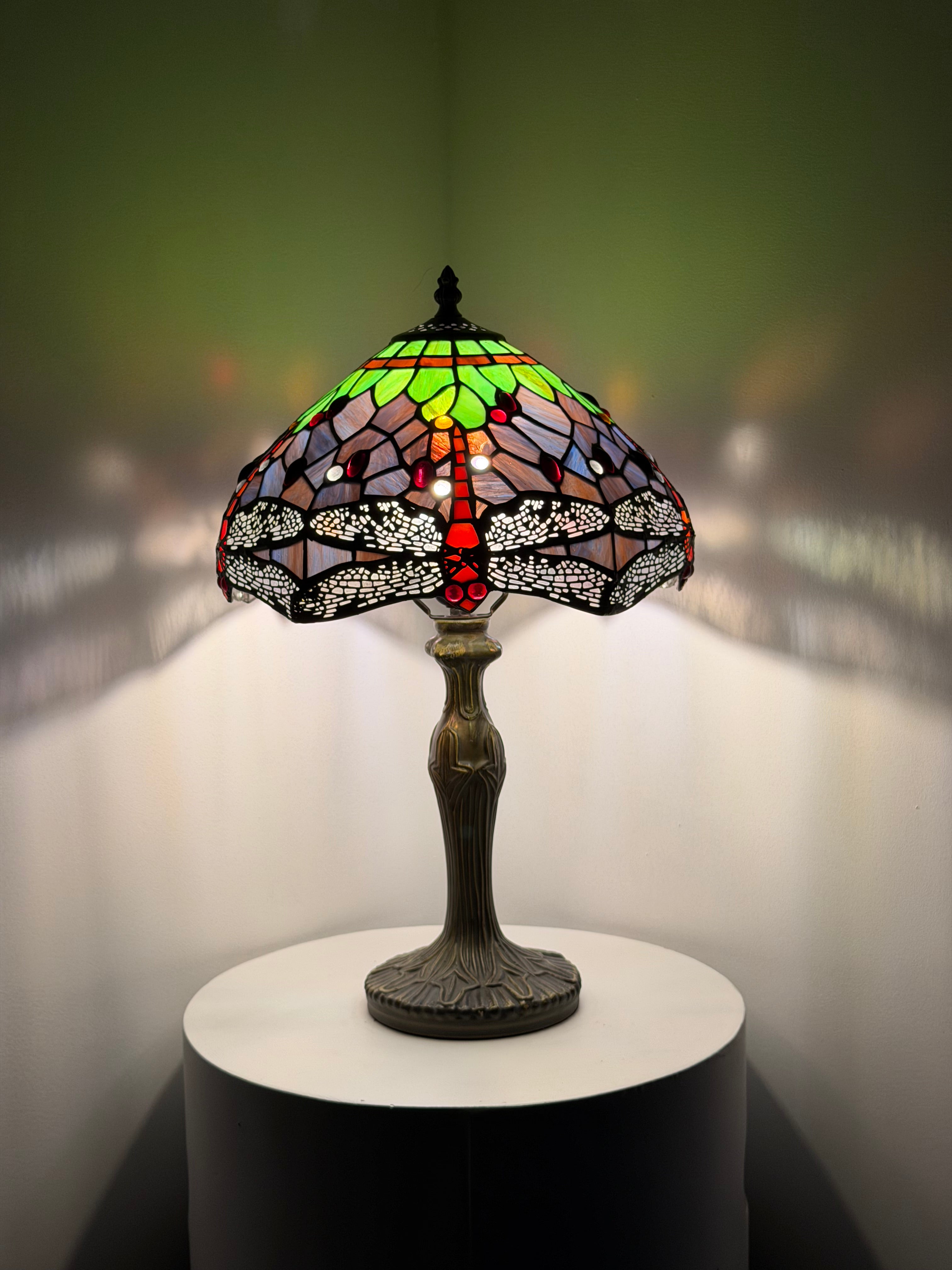 Bordslampa – Dragonfly Emerald Spark 30Ø