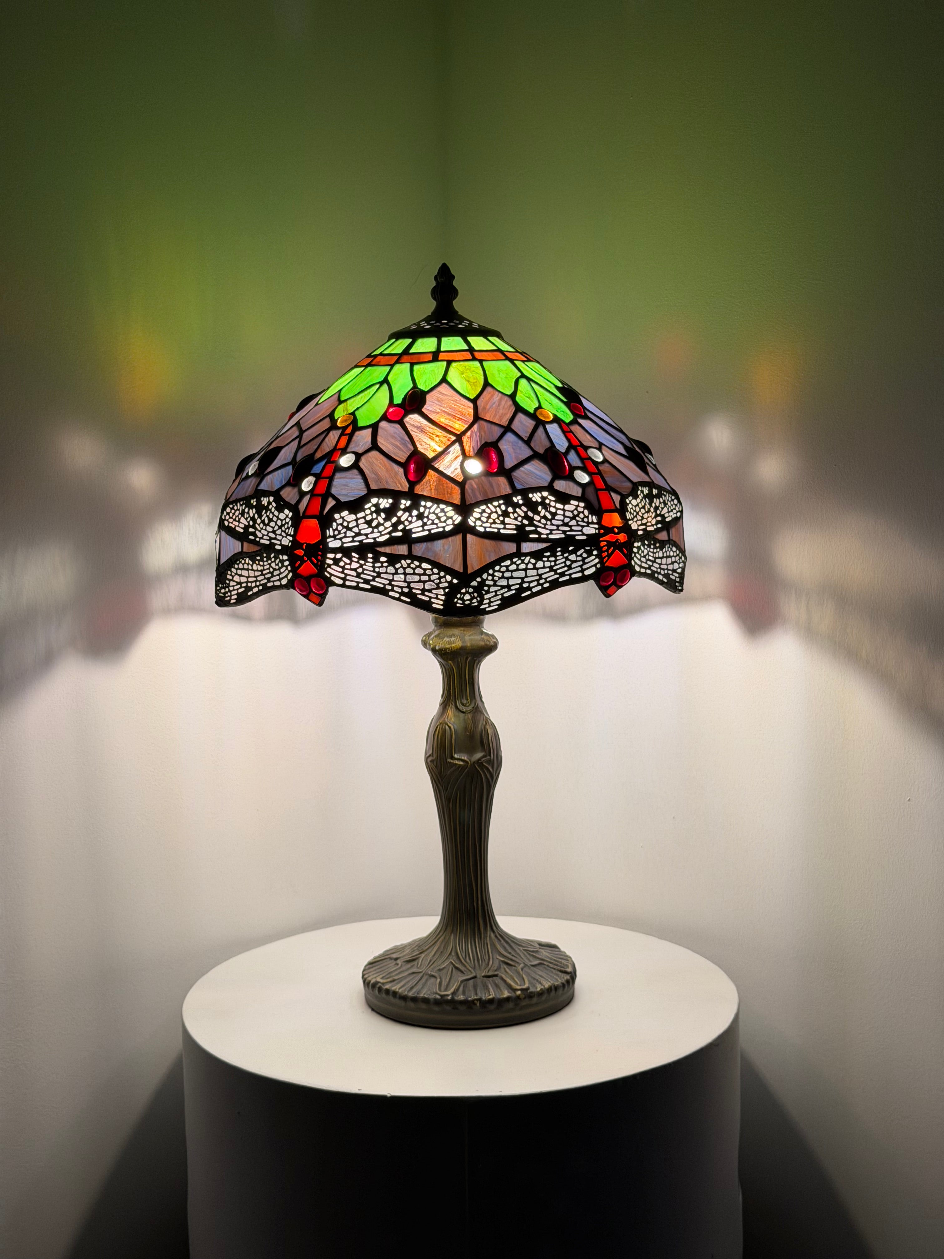 Bordslampa – Dragonfly Emerald Spark 30Ø