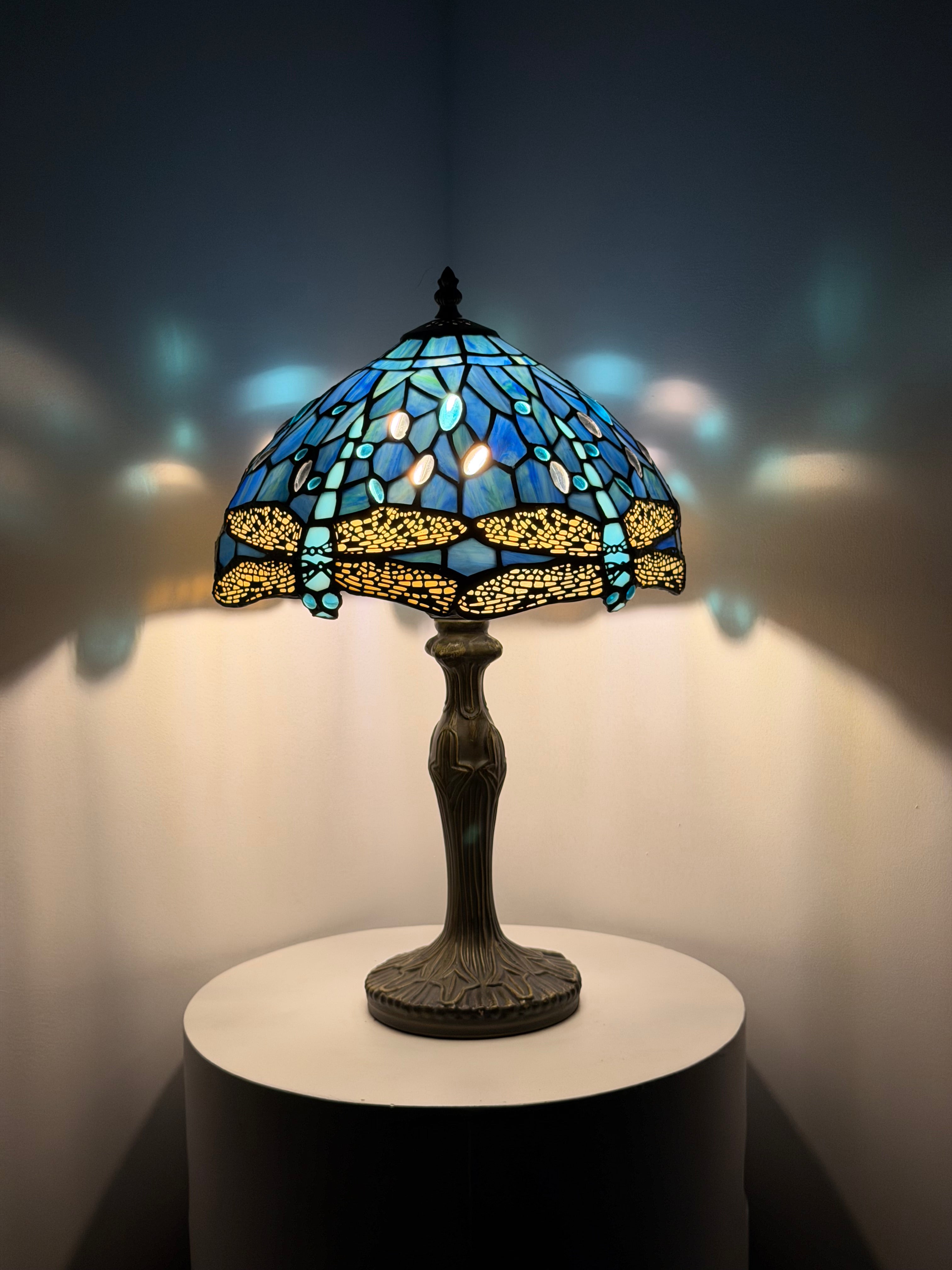 Bordslampa – Dragonfly Blue Essence 30Ø