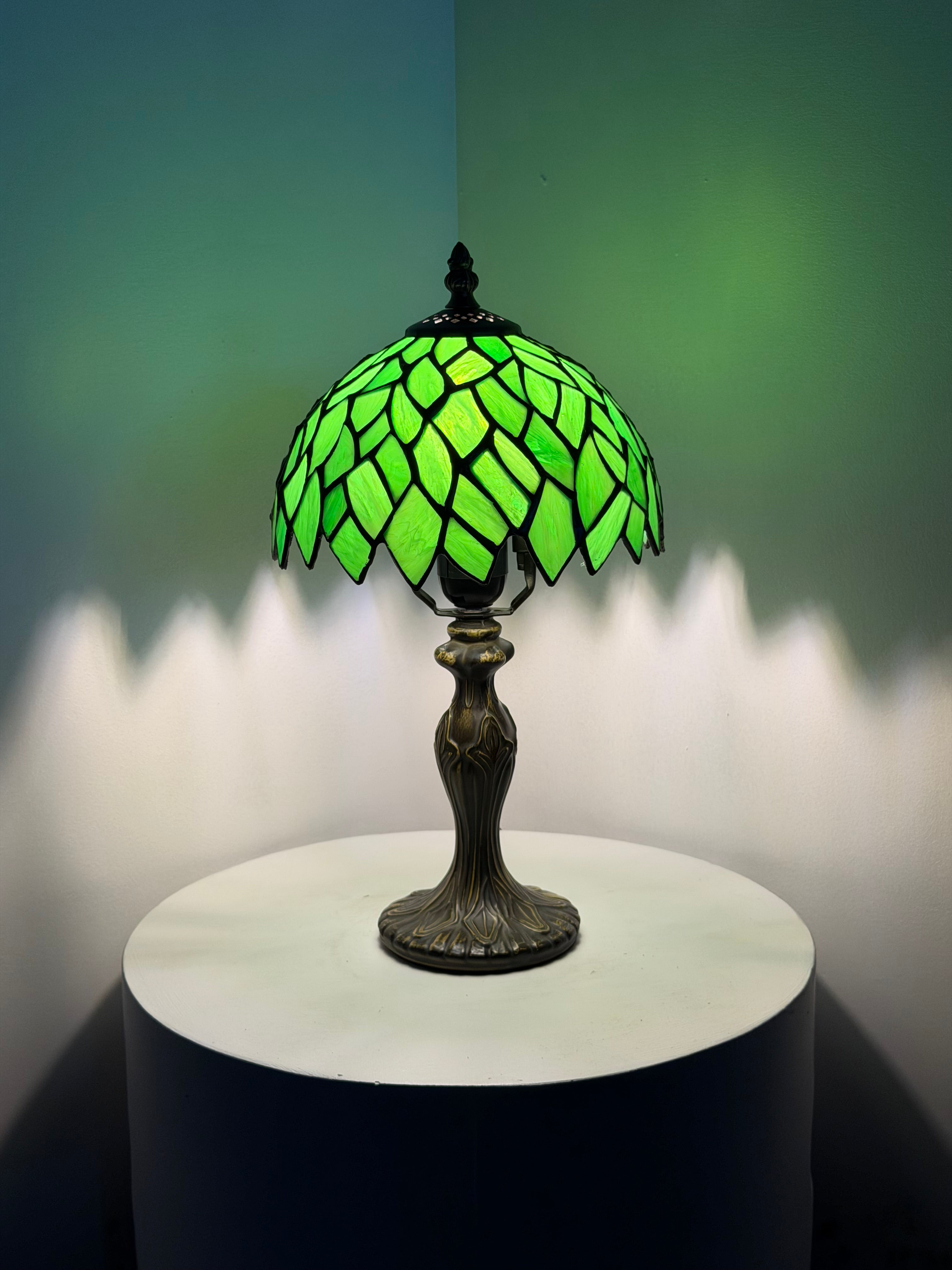 Bordslampa – Garden Leaves Green 20Ø