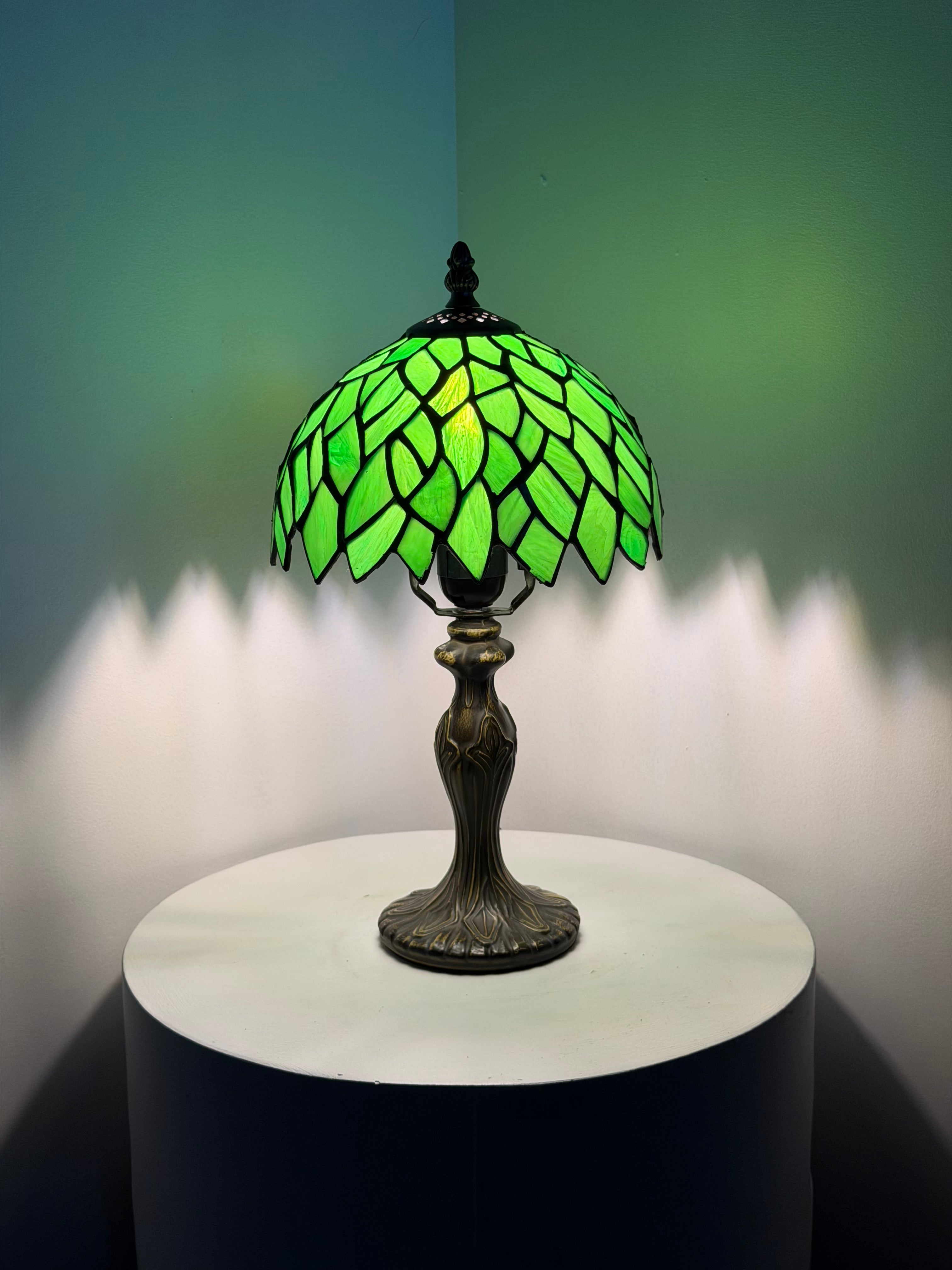 Bordslampa – Garden Leaves Green 20Ø