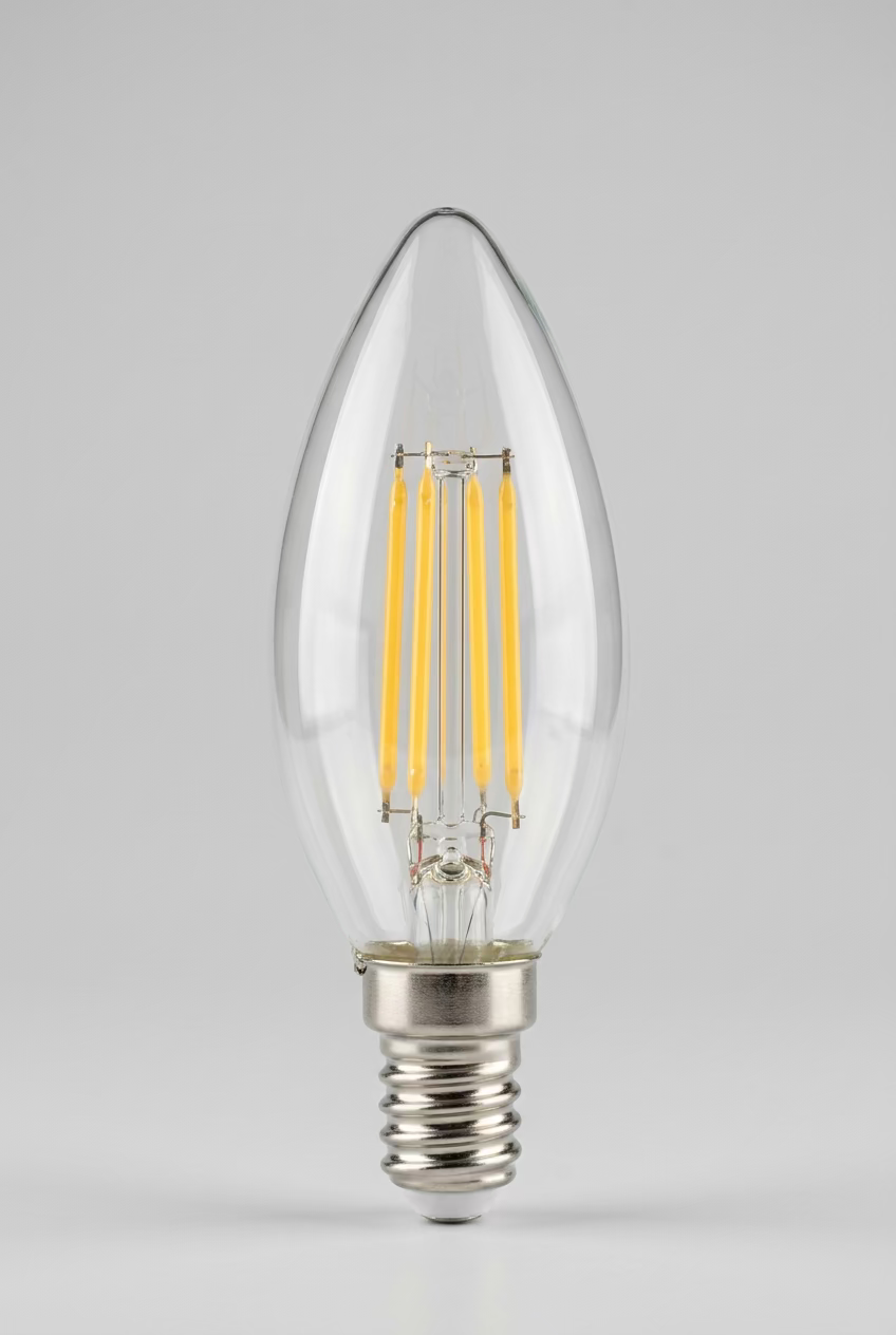 LED-lampa E14 C35 – 4 W 2700 K Dimbar