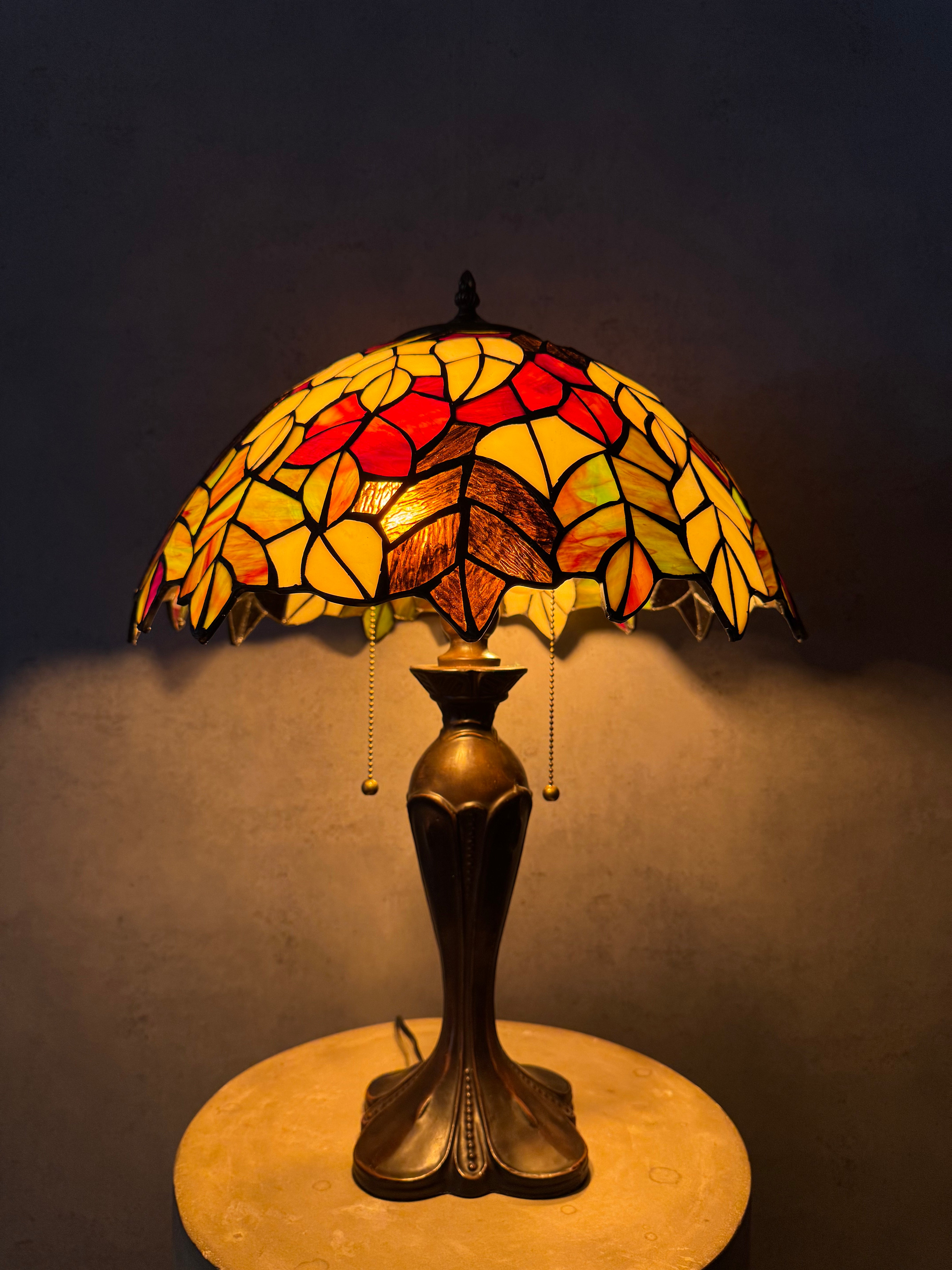 Tiffany Bruna Blad 40cm