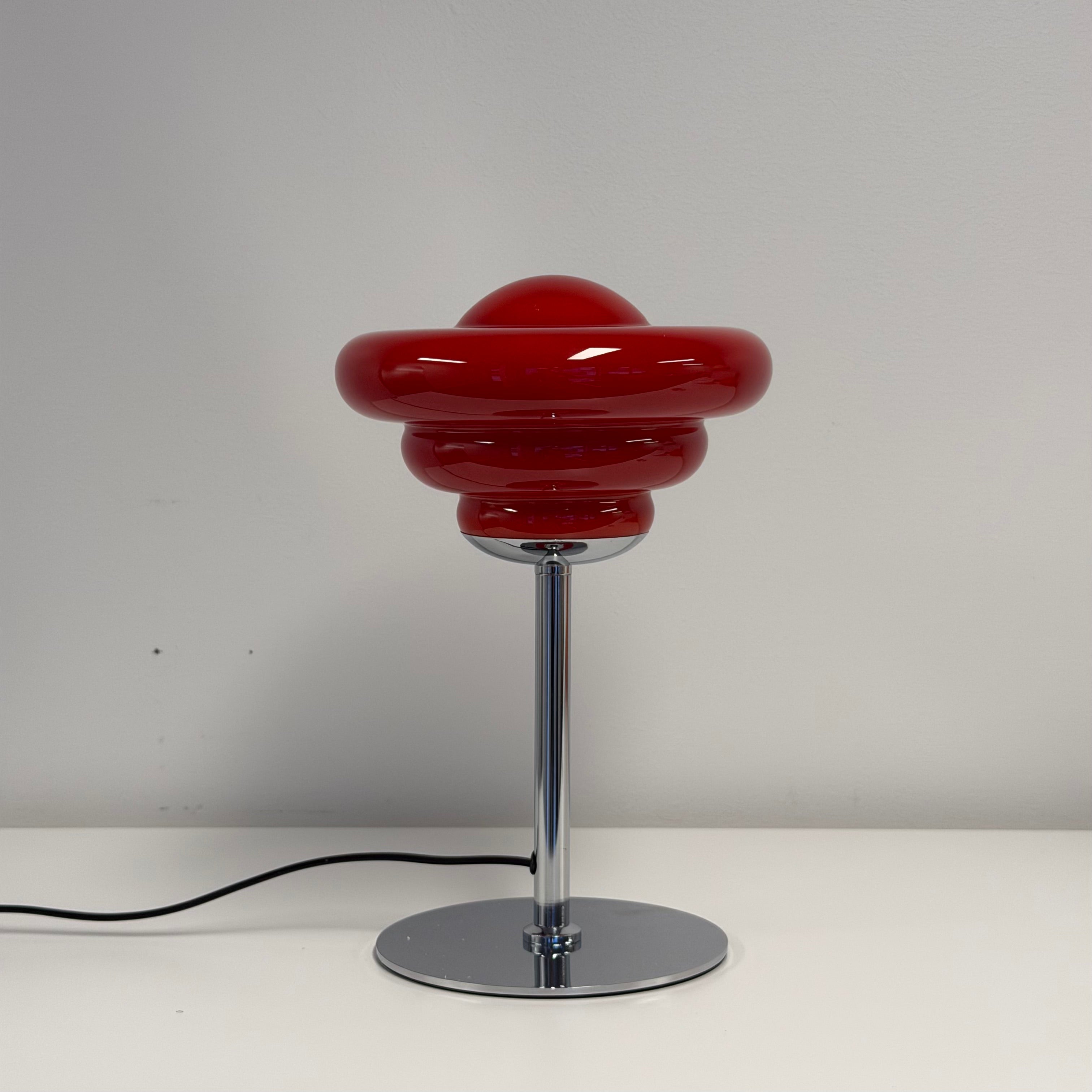 BORDSLAMPA - BAUHAUS UFO RÖD