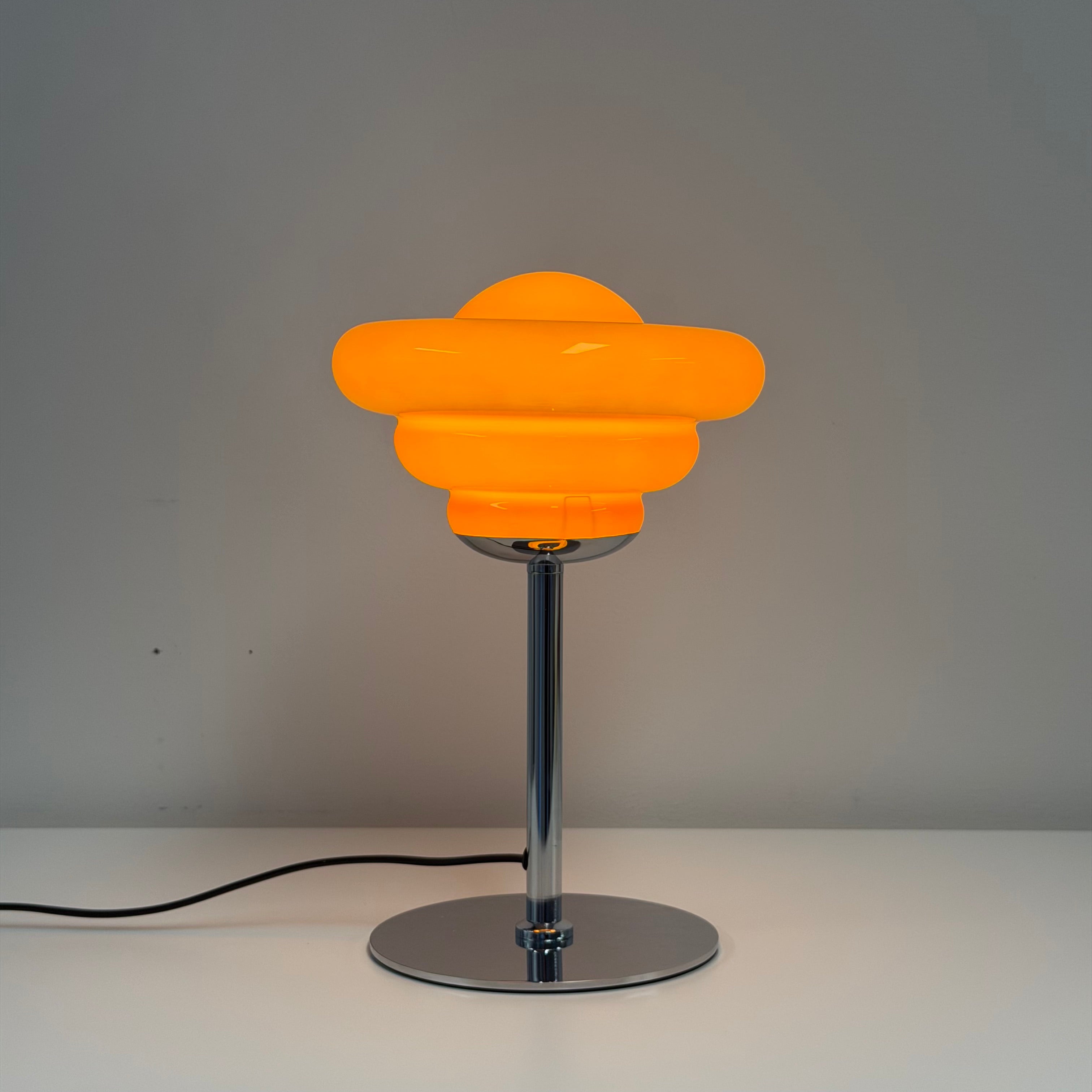 BORDSLAMPA - BAUHAUS UFO ORANGE