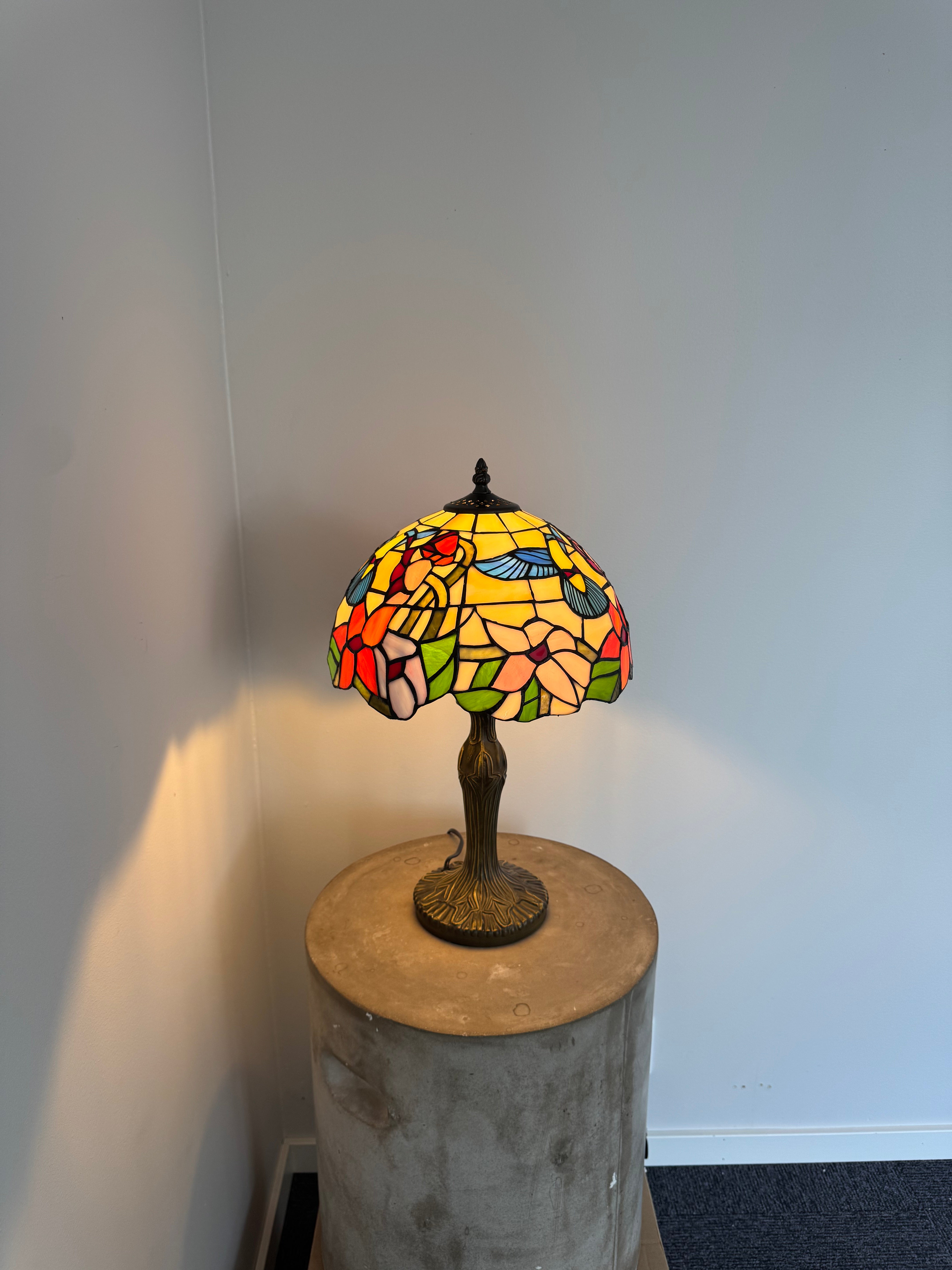 Tiffany Bordslampa Birds Hummingbird 30Ø