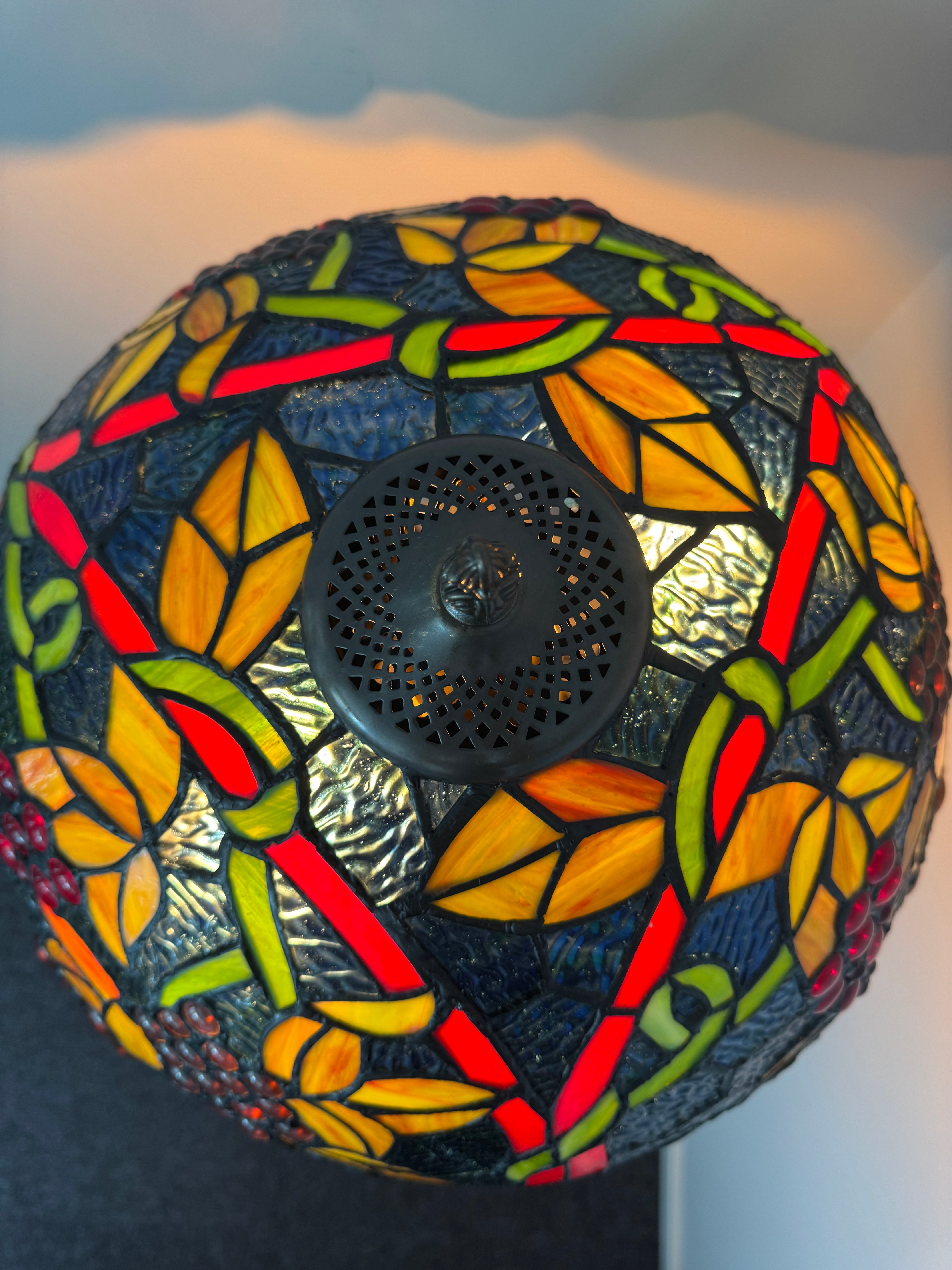 Tiffany Bordslampa Flowers Classic Grapes 40Ø