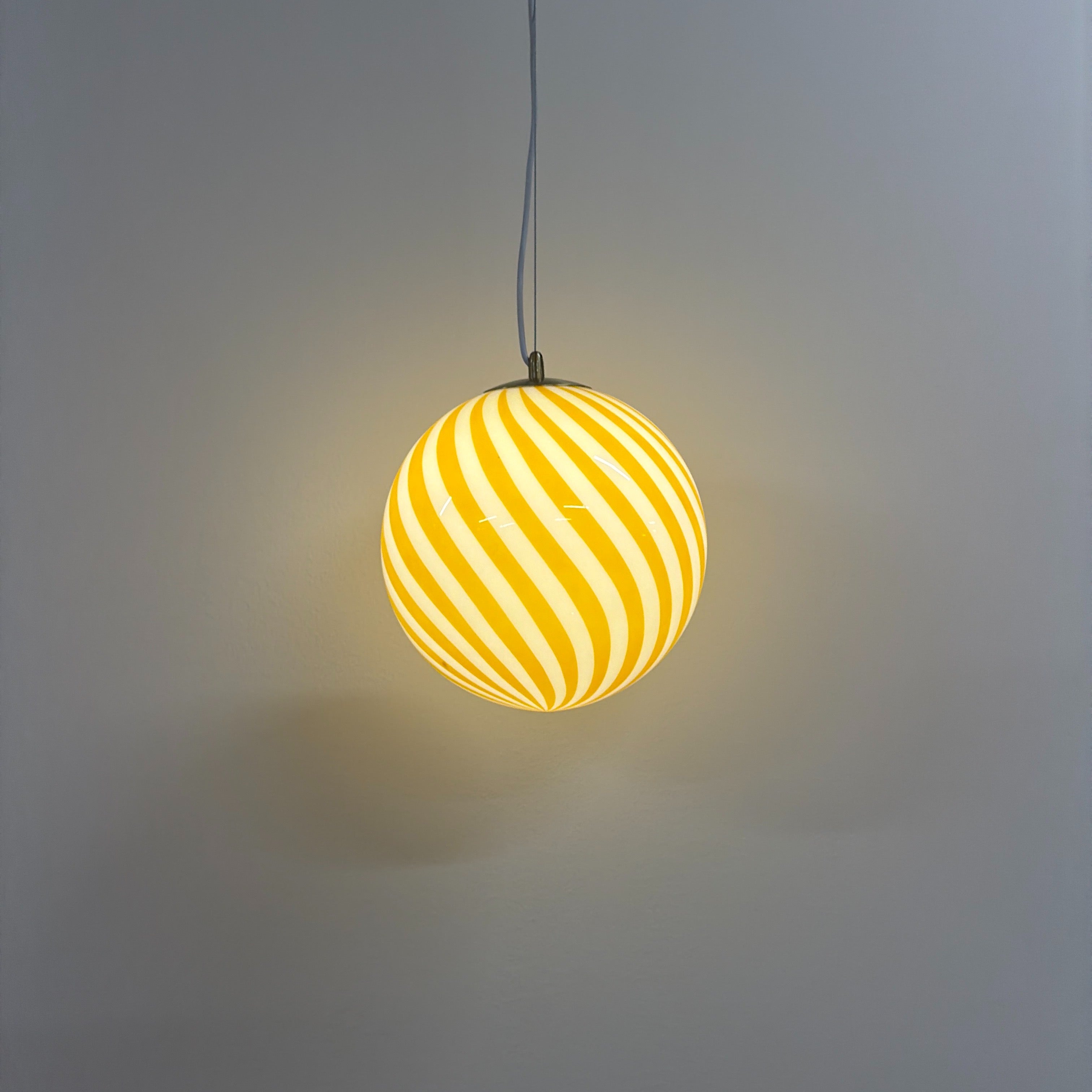 TAKLAMPA MURANO SPIRAL GUL