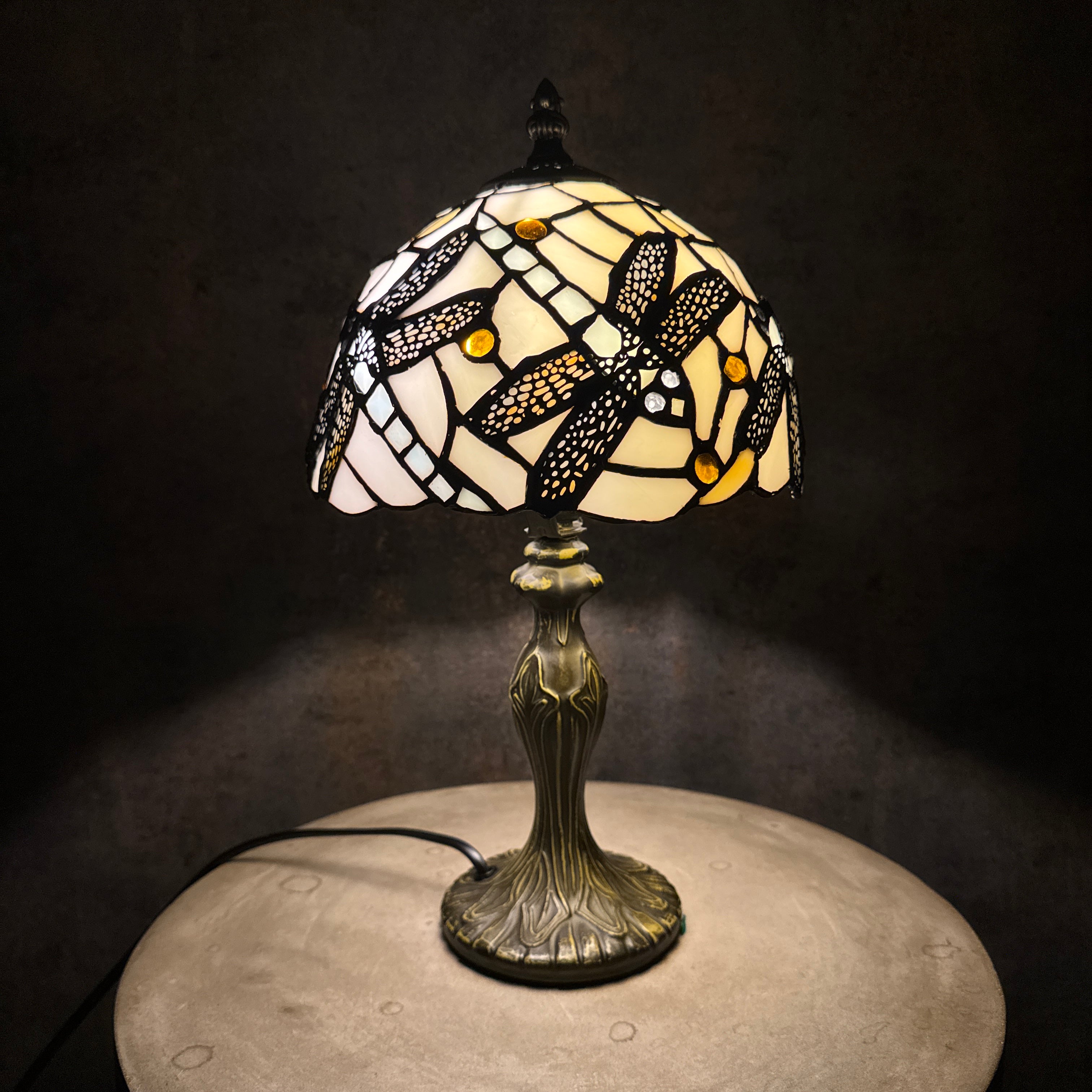 Bordslampa Vit Trollslända Nr B0805