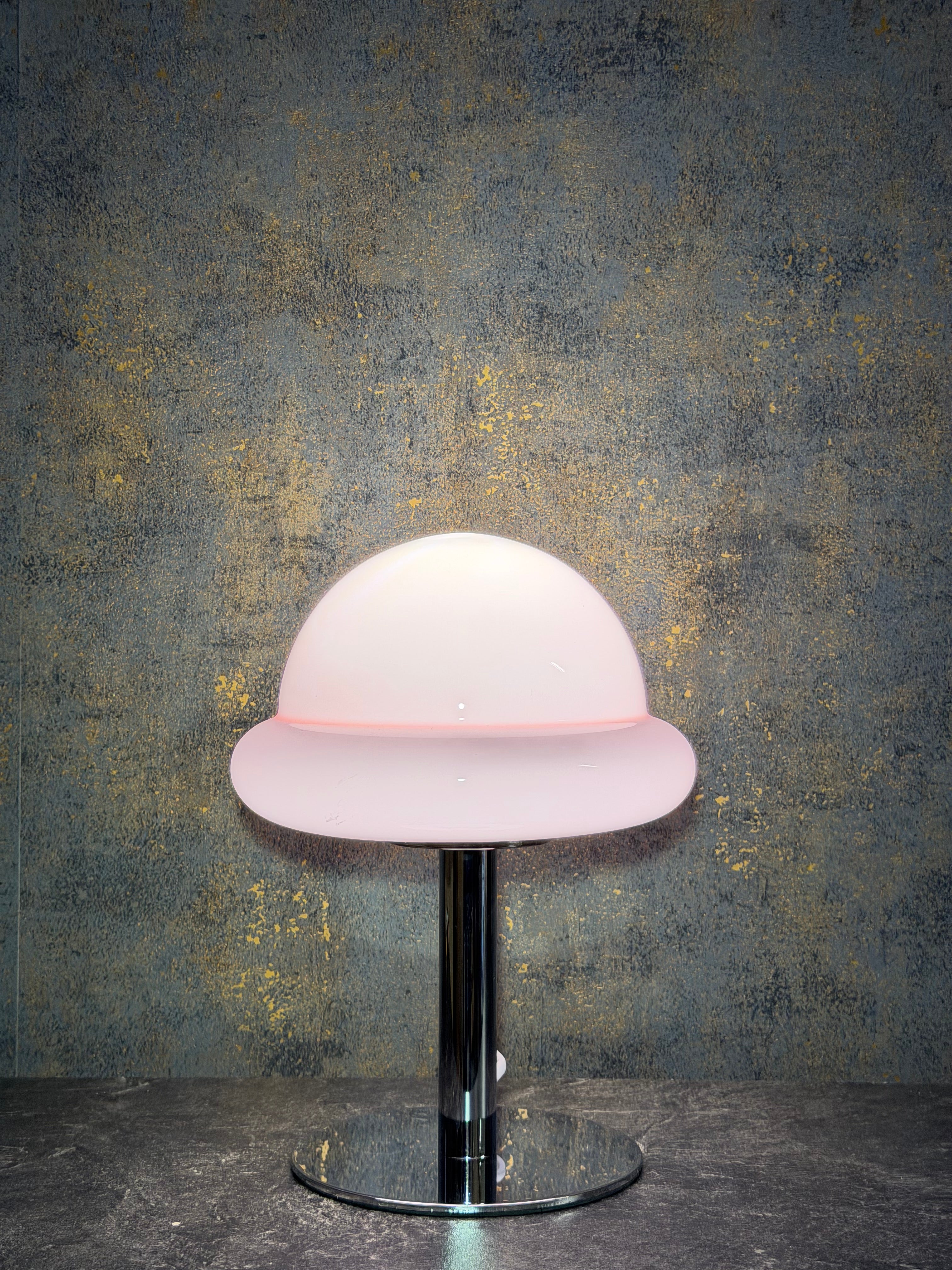Bordslampa Retro & Mushroom Rosa