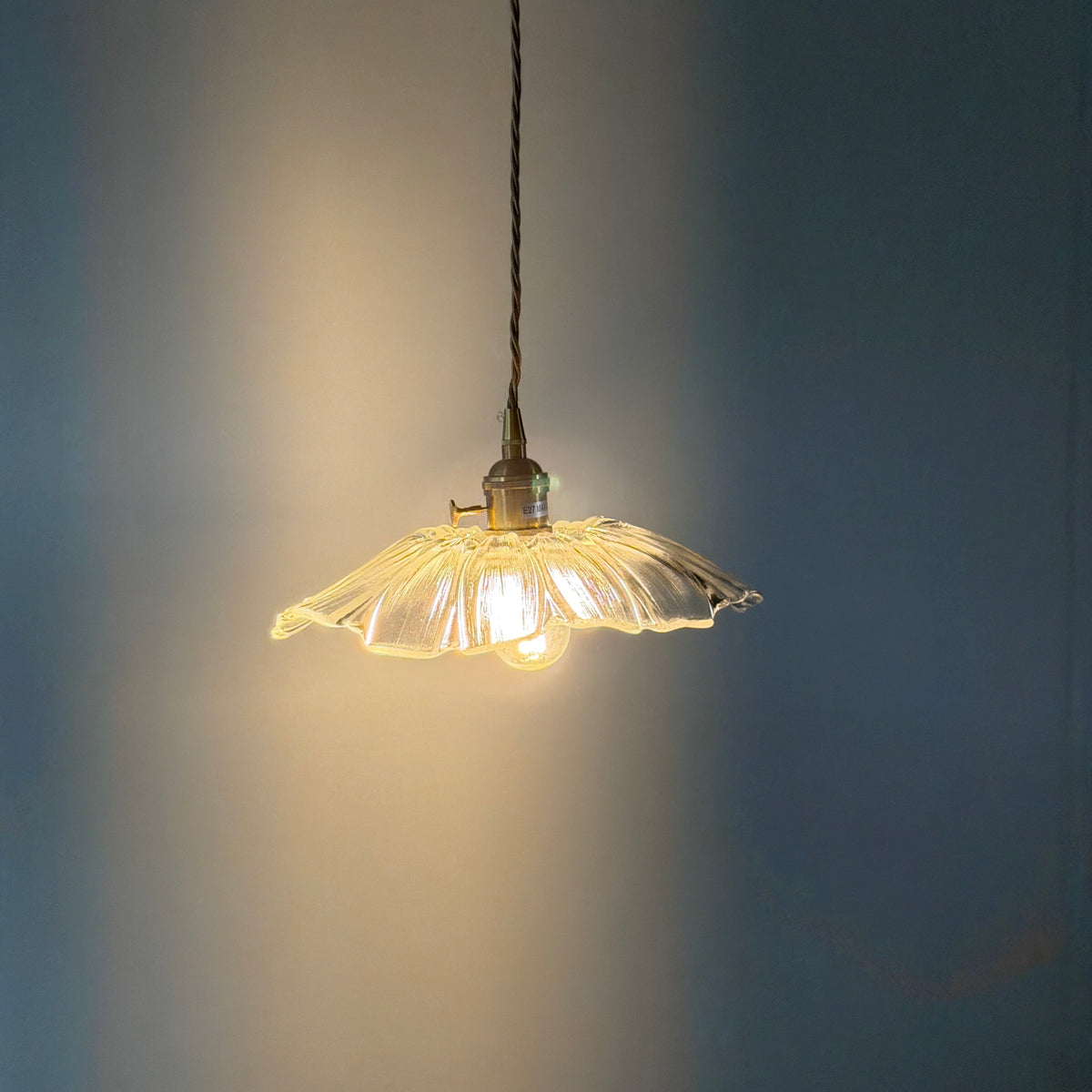 LOTUS 26 Pendellampa Transparent – Taklampa i glas