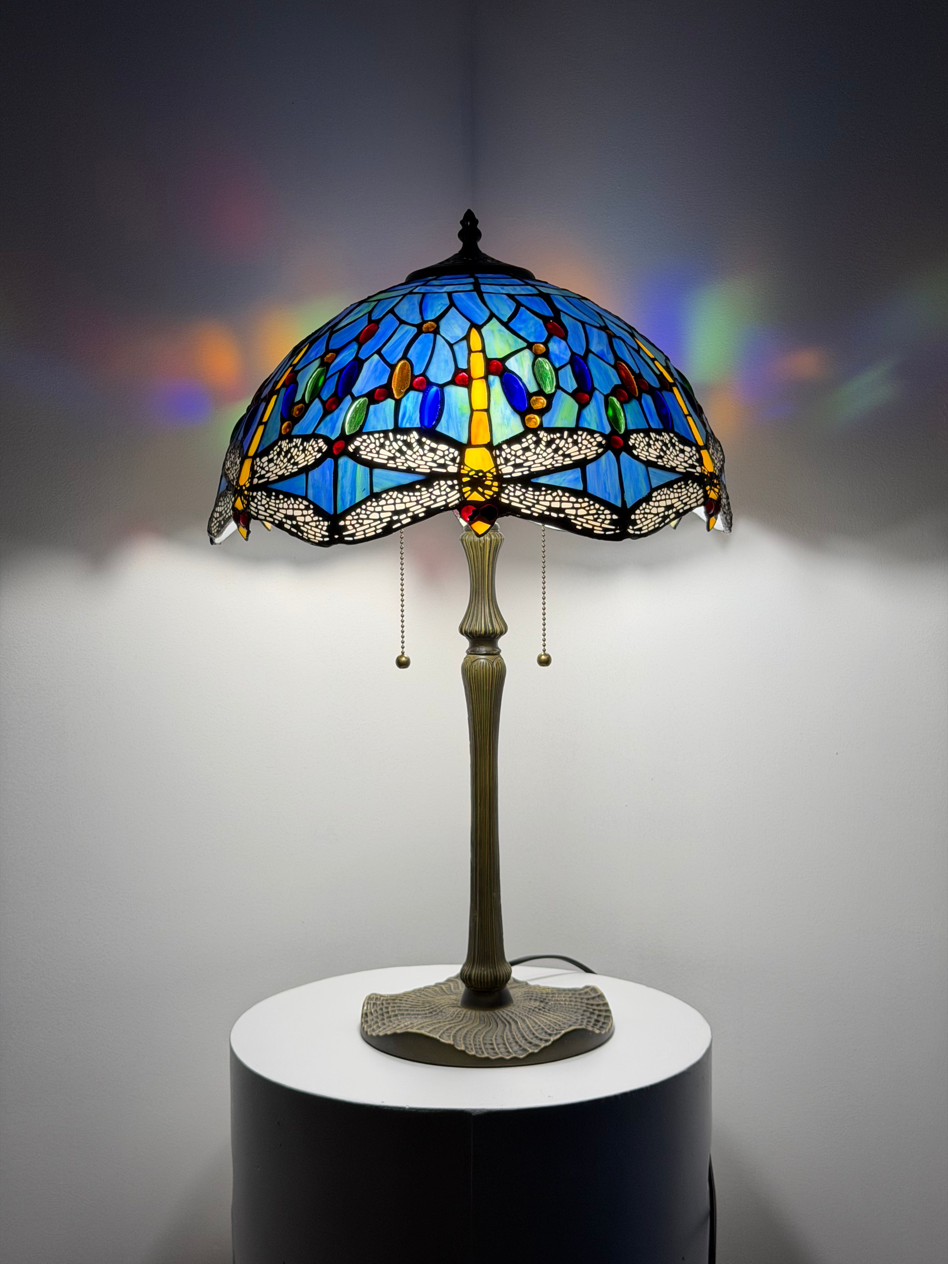 Bordslampa – Dragonfly Blue Harmony 40Ø