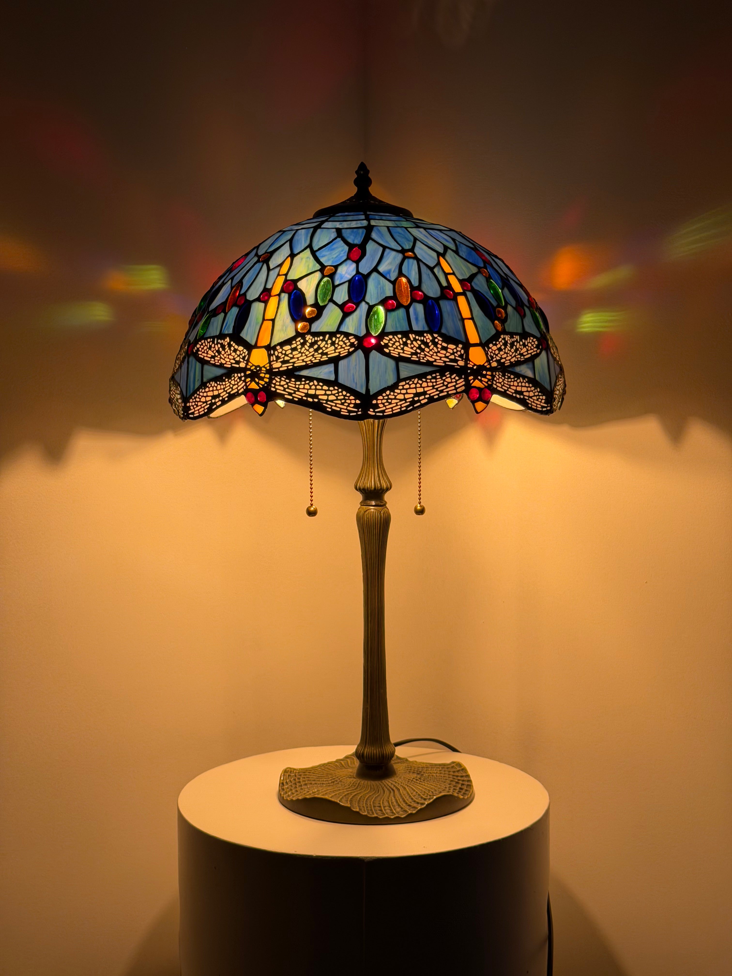 Bordslampa – Dragonfly Blue Harmony 40Ø