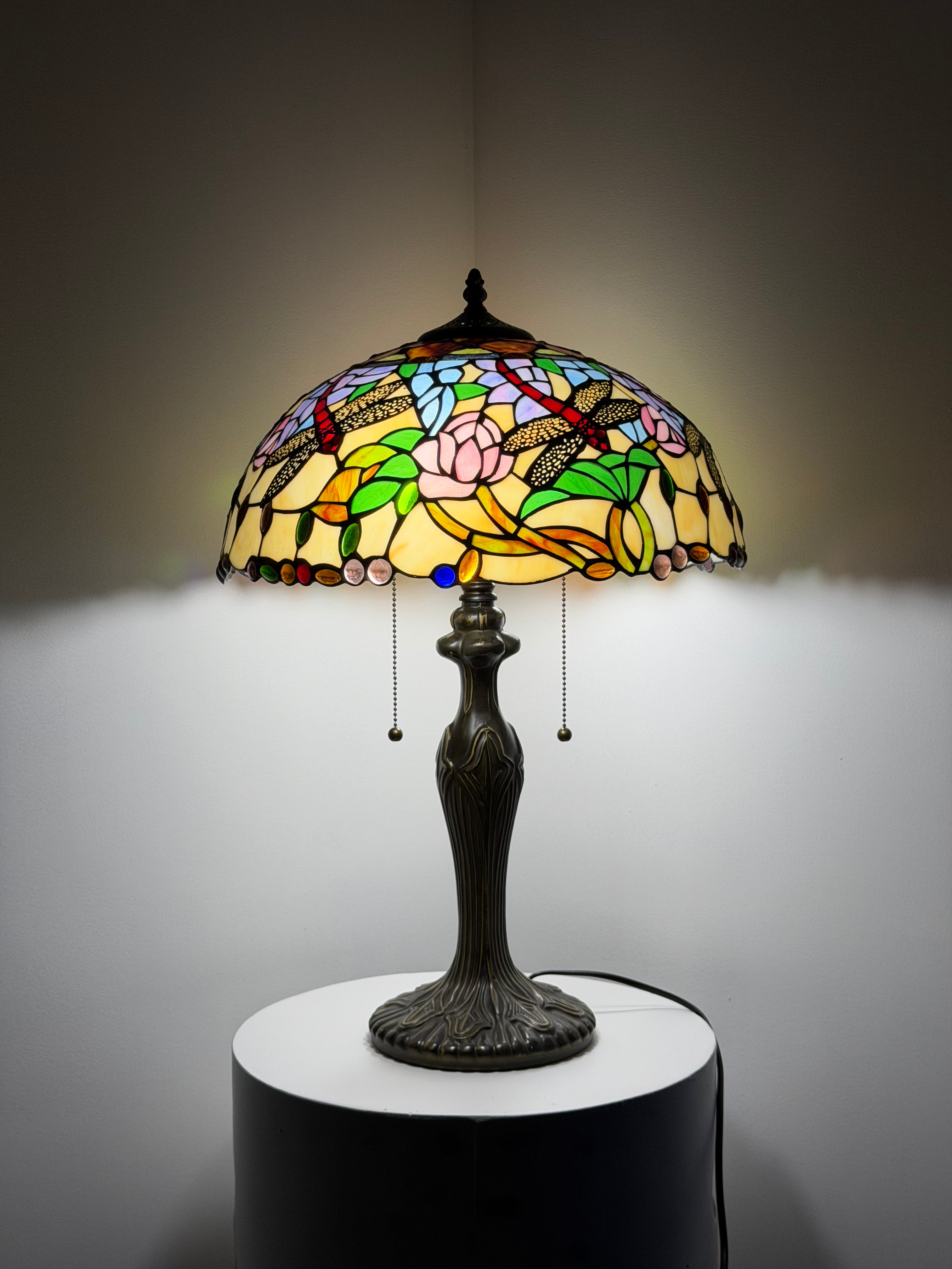 Bordslampa – Dragonfly Pastel Dream 40Ø