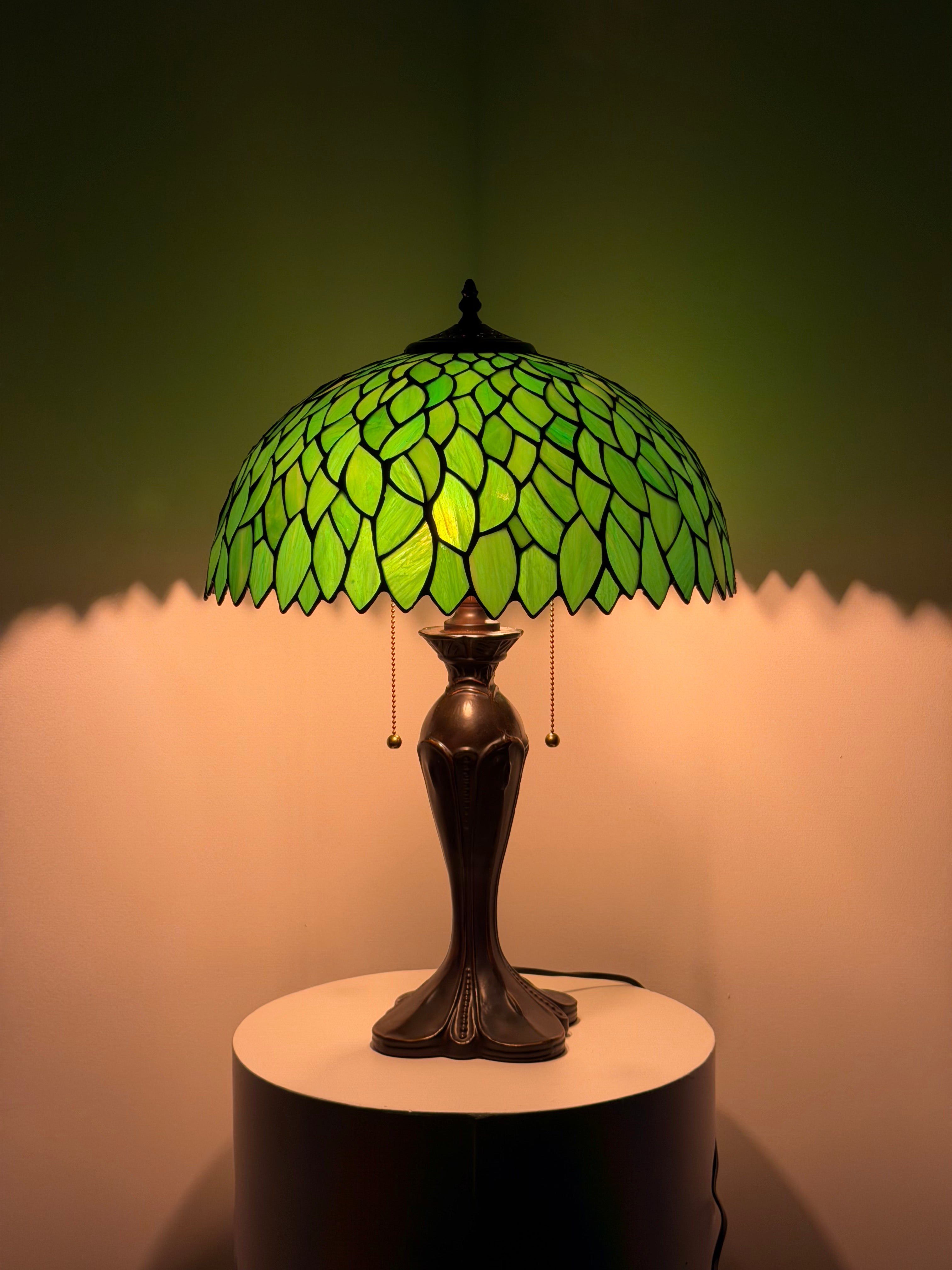 Bordslampa – Garden Leaves Green 2 40Ø