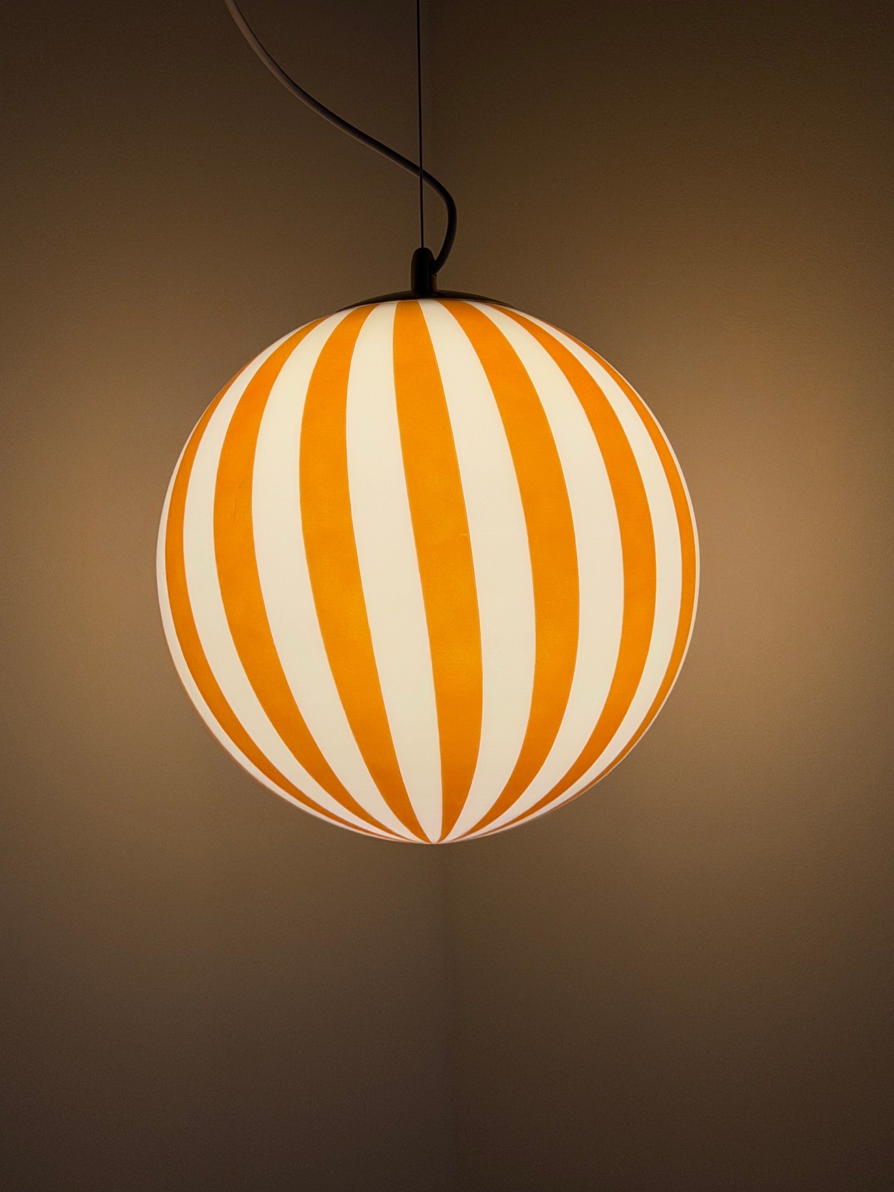 Taklampa Vertical Stripe Orange