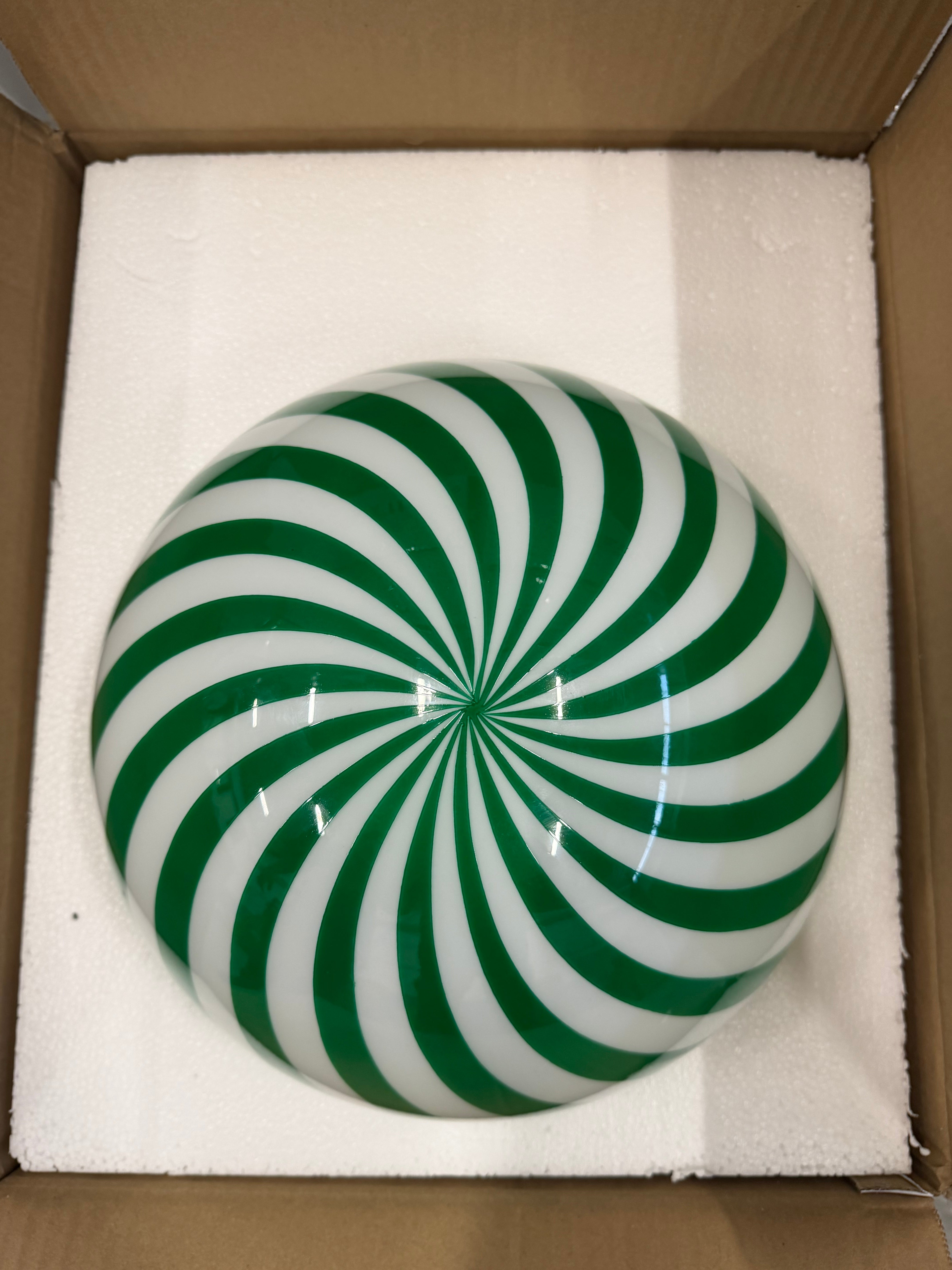 Taklampa Spiral Stripe Grön