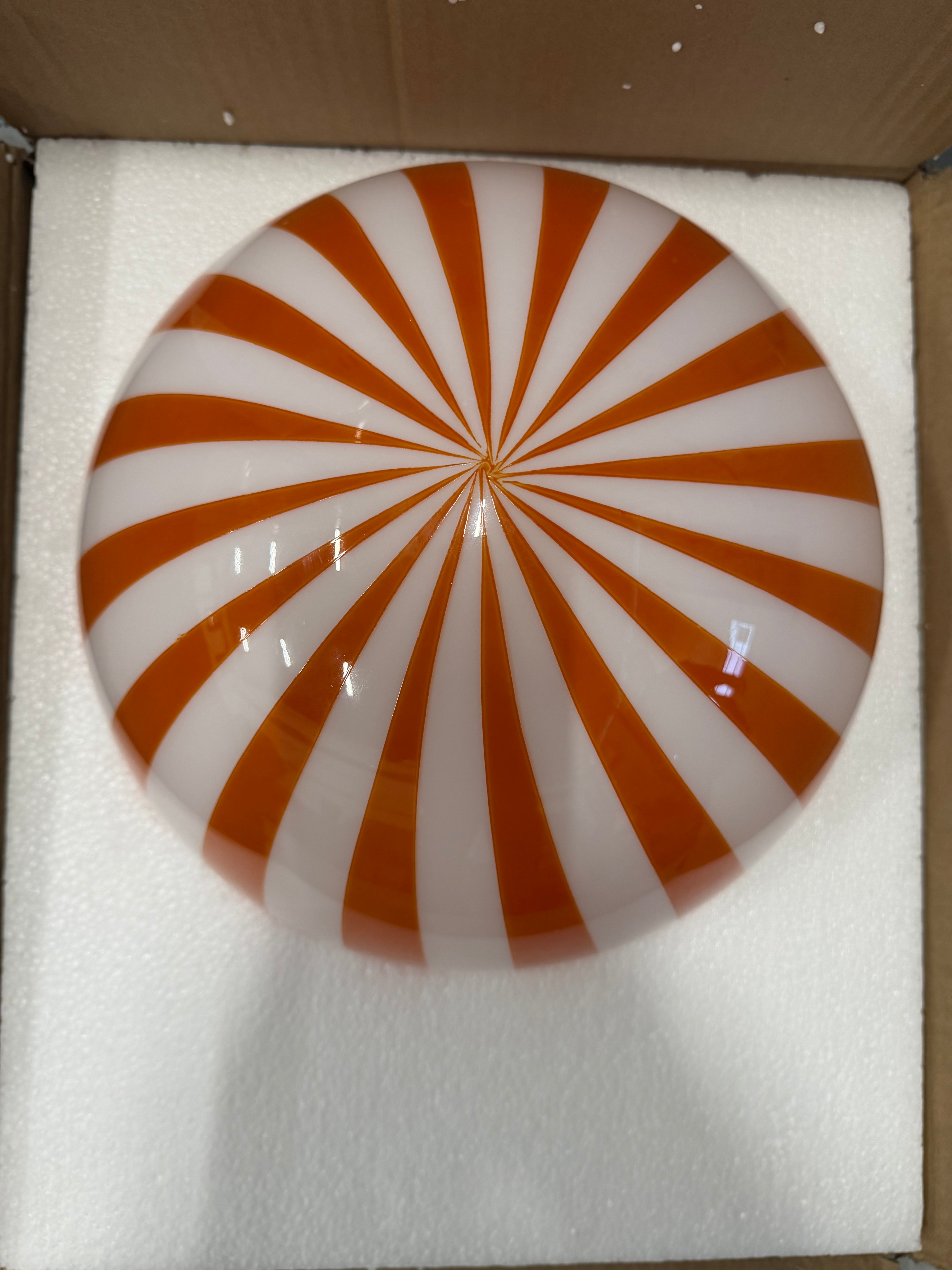 Taklampa Vertical Stripe Orange