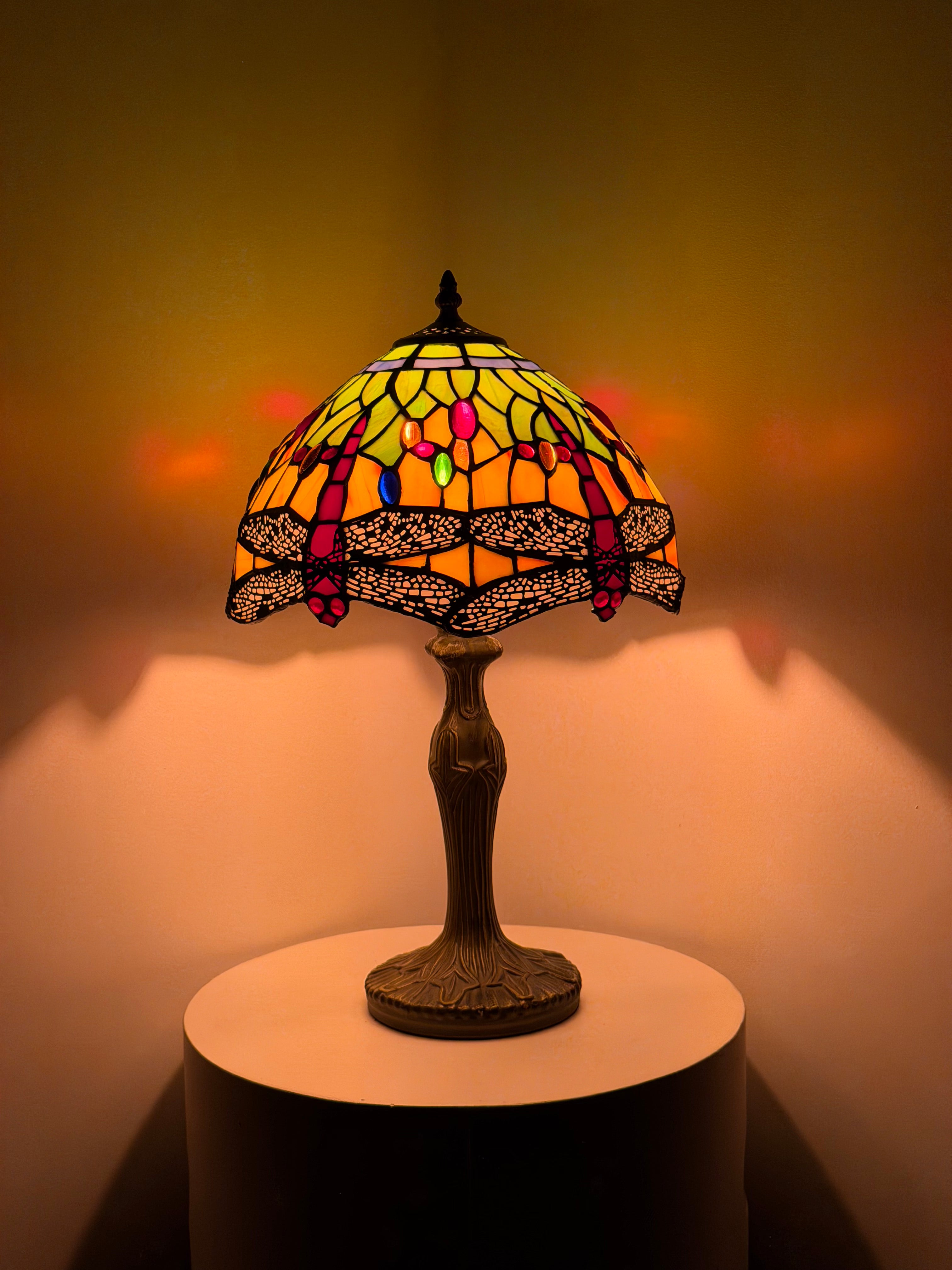 Bordslampa – Dragonfly Orange Spark 30Ø