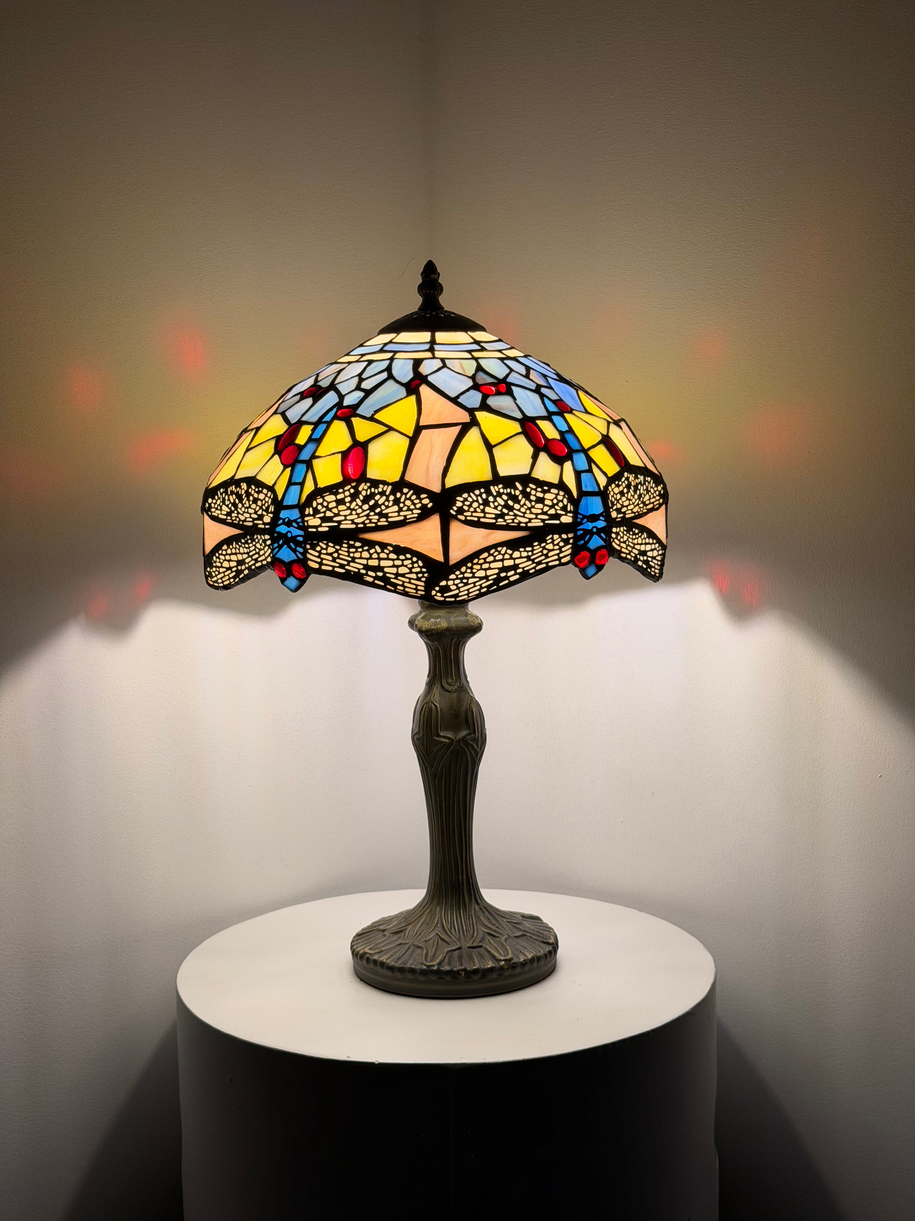 Bordslampa – Dragonfly Orange Charm 30Ø