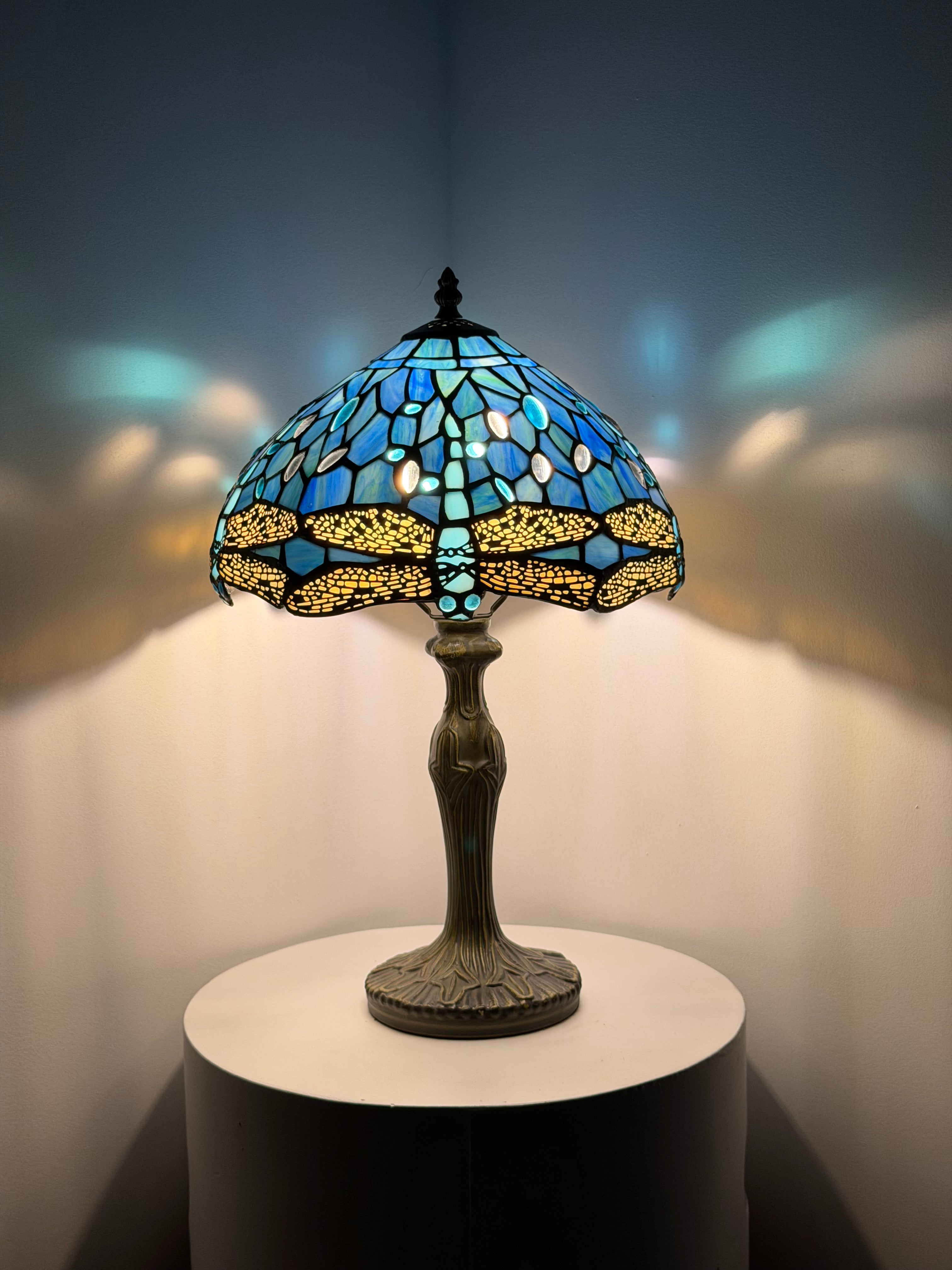 Bordslampa – Dragonfly Blue Essence 30Ø