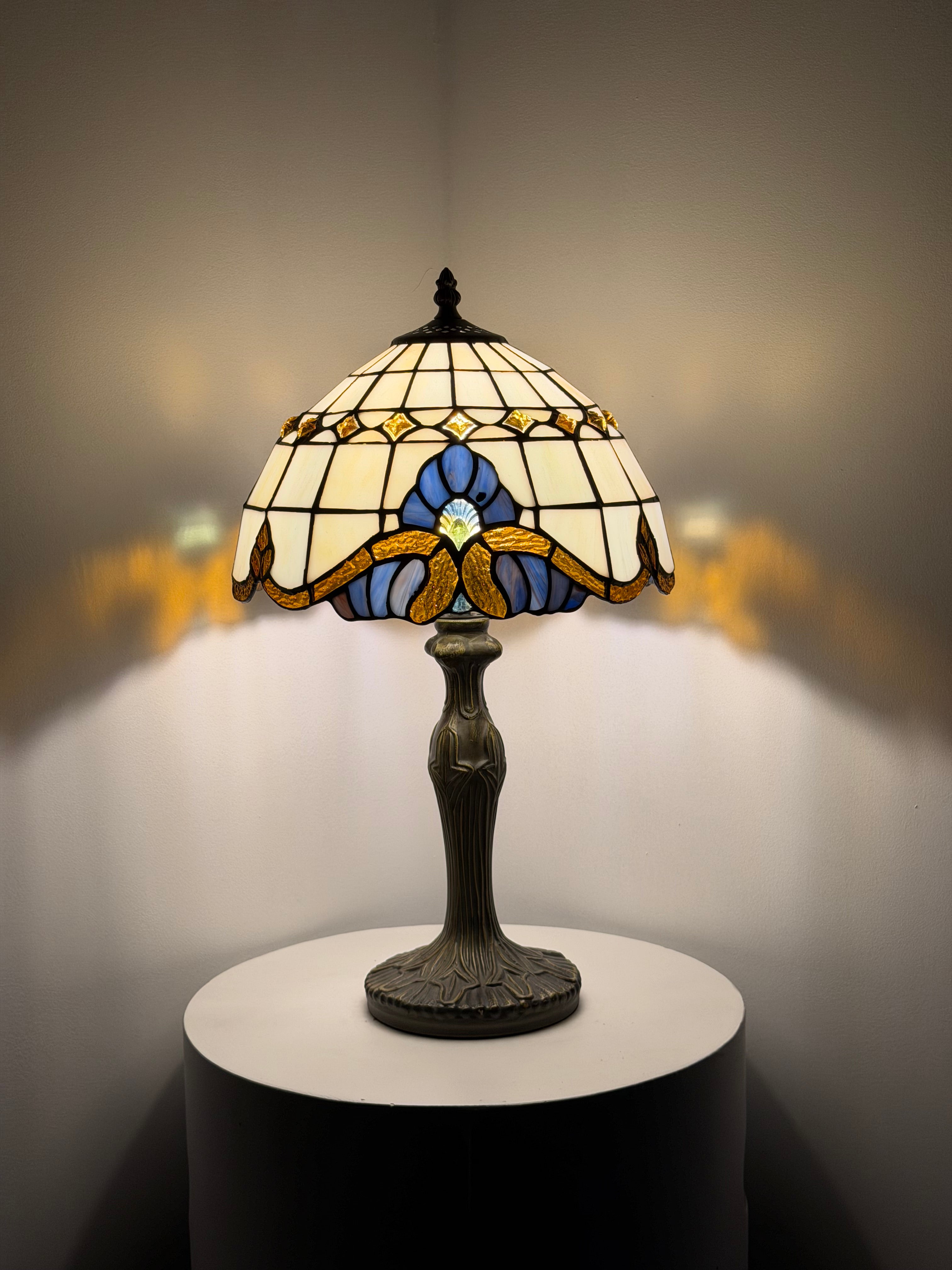 Bordslampa – Geometric Ivory Glow 30Ø