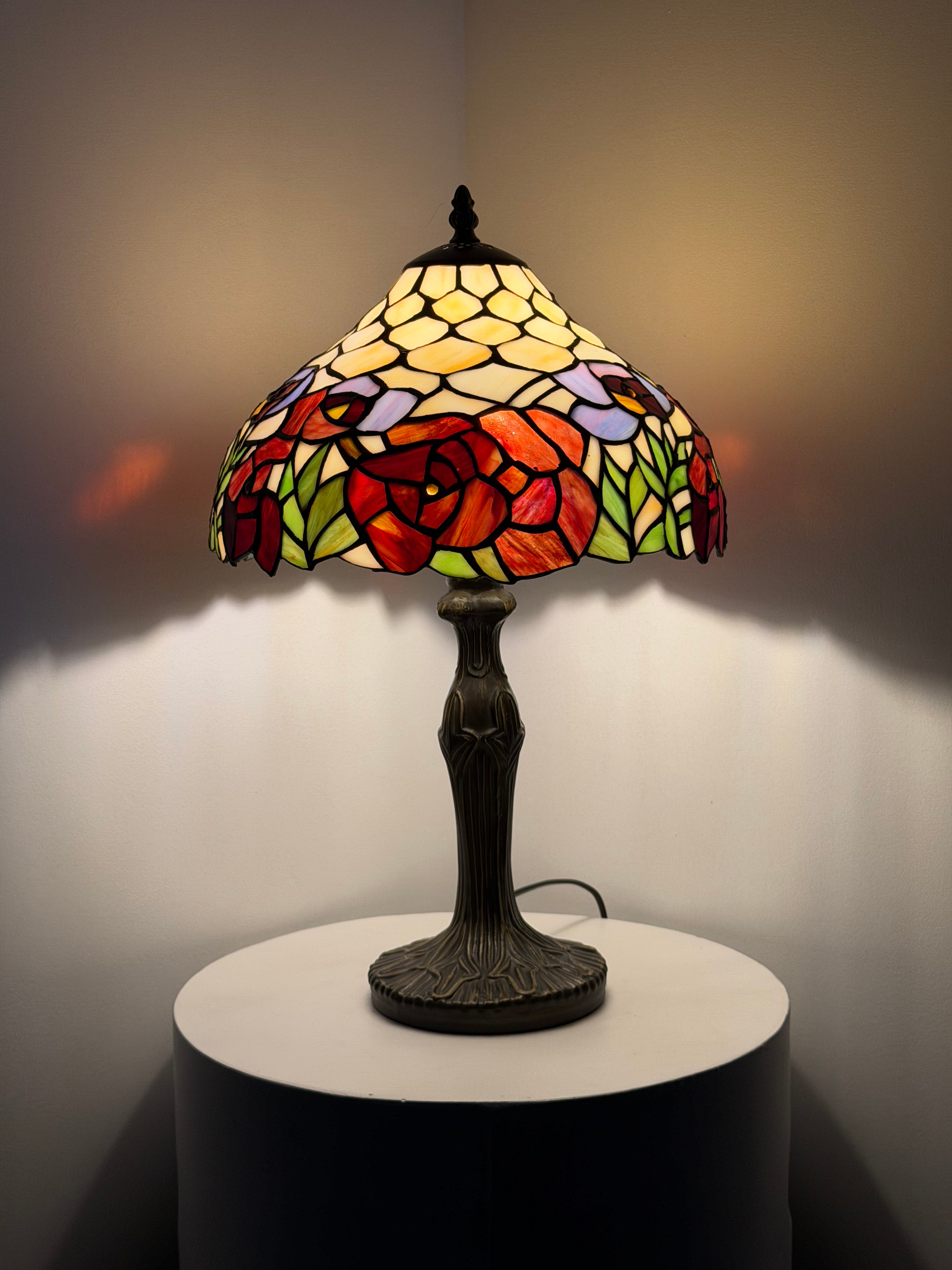 Bordslampa – Garden Roses Red 30Ø