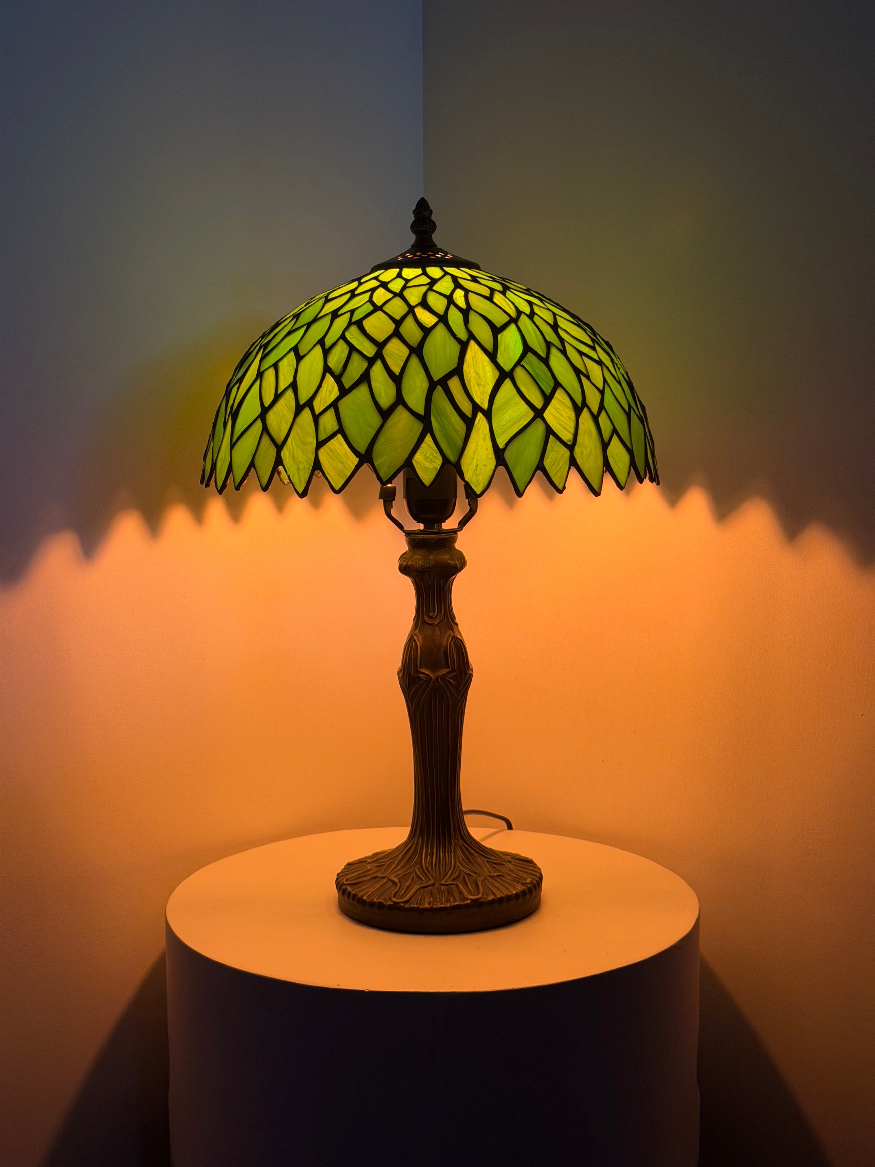 Bordslampa – Garden Leaves Green 30Ø