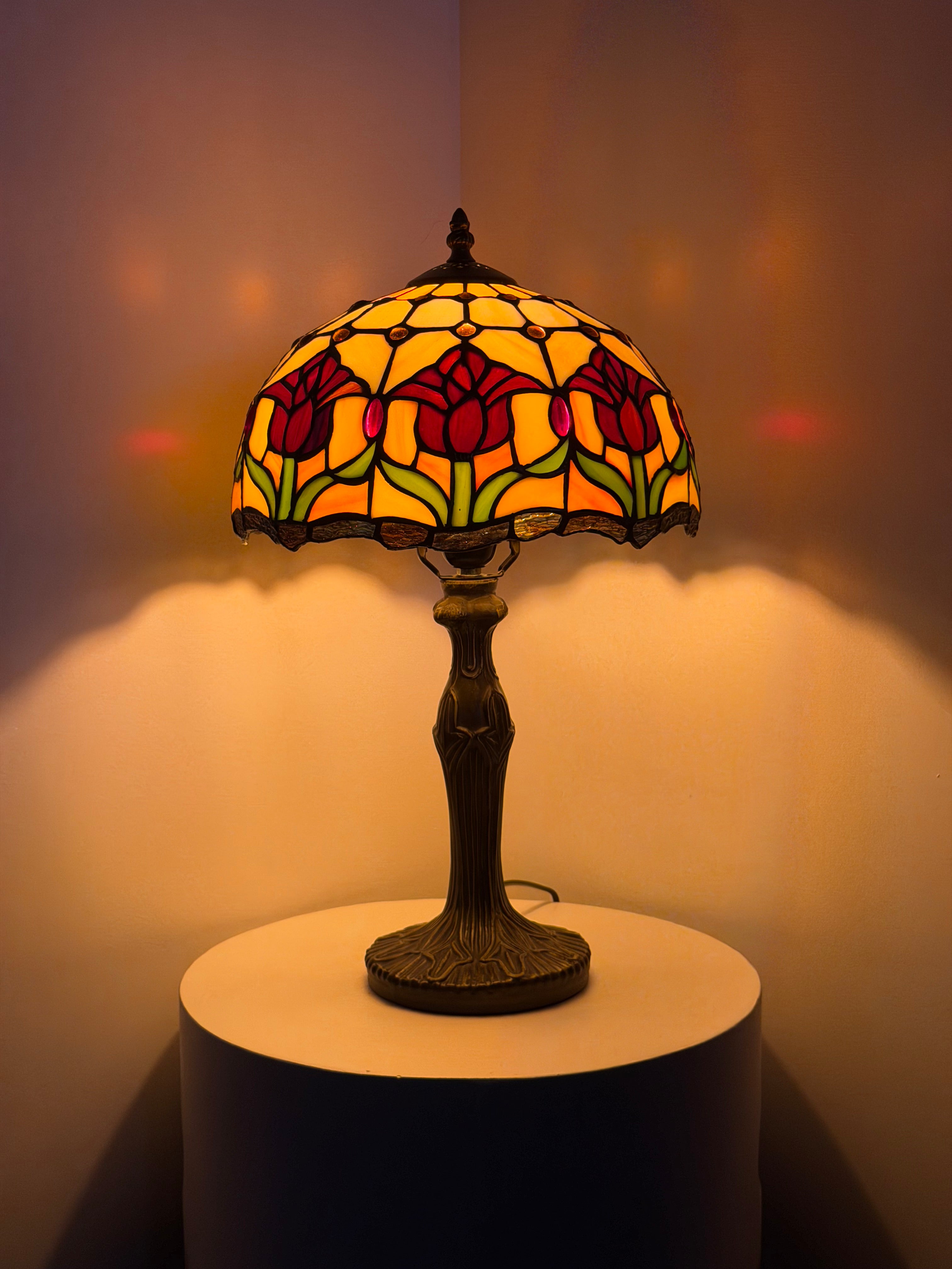 Bordslampa – Garden Tulip Red 30Ø