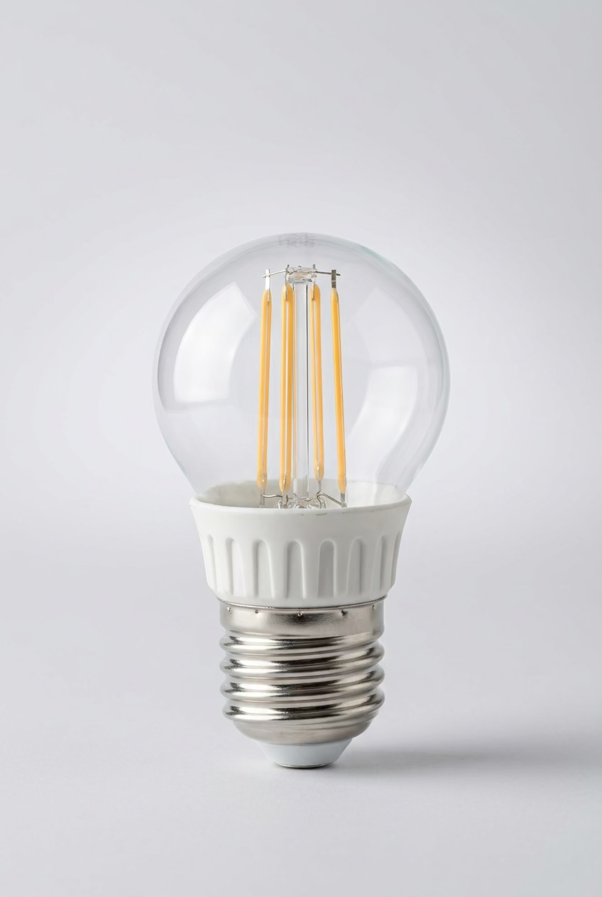 LED-lampa E27 G45 – 4 W 2200 K Dimbar