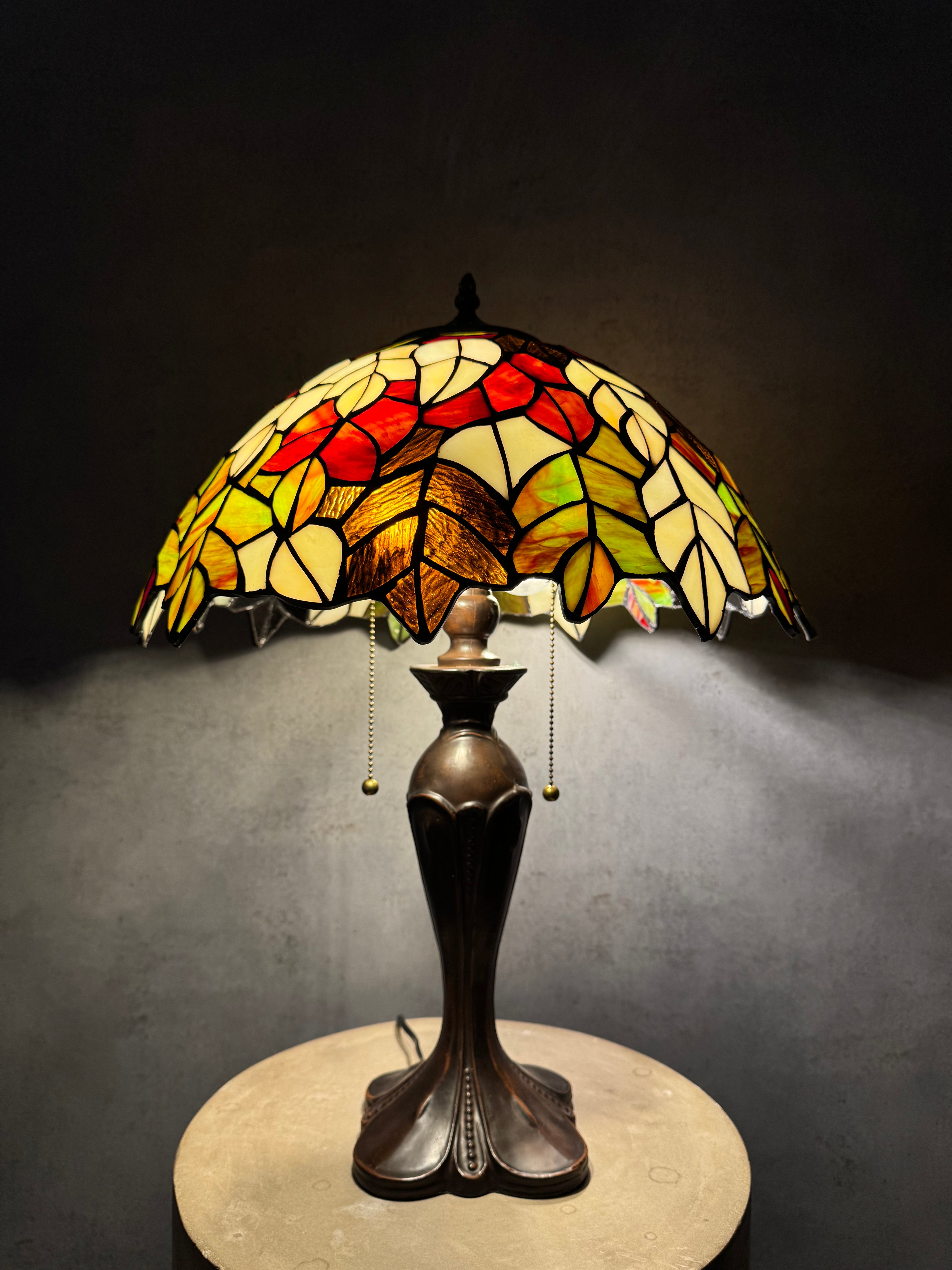 Tiffany Bruna Blad 40cm