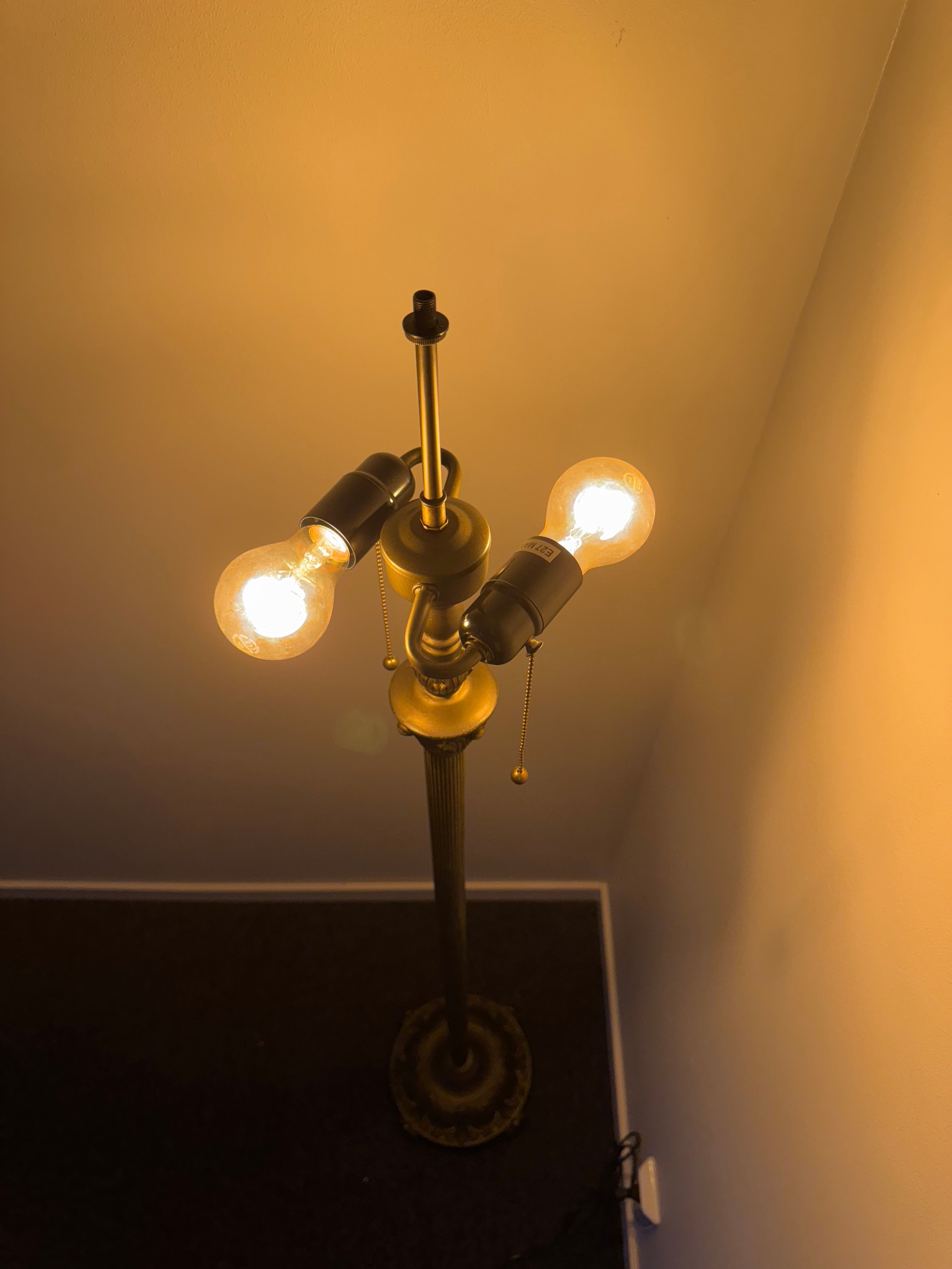 Tiffany Golvlampa Dragonfly Blue Ice 40Ø