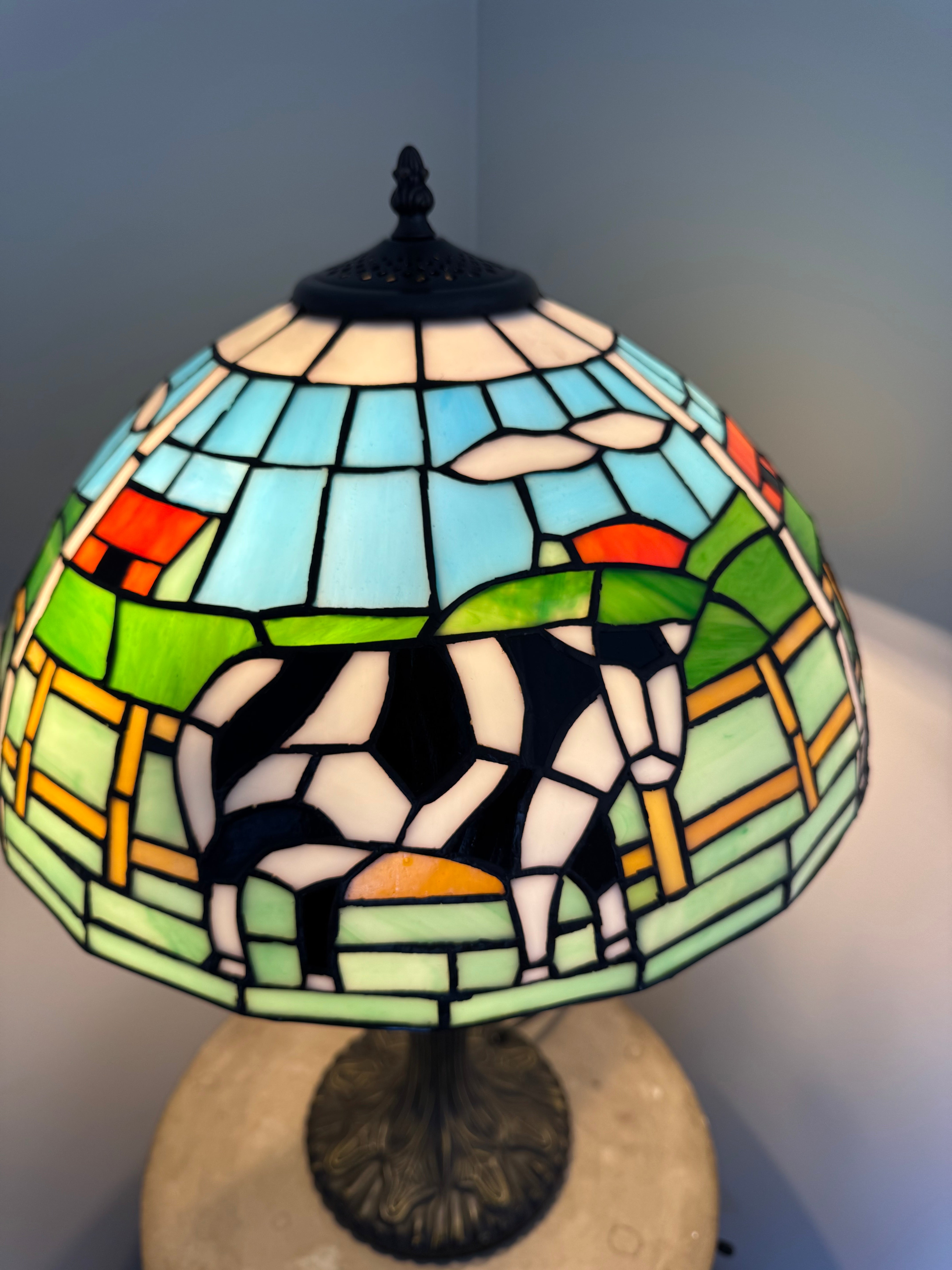 Tiffany Bordslampa Farmer Edition Cow on a field 40Ø