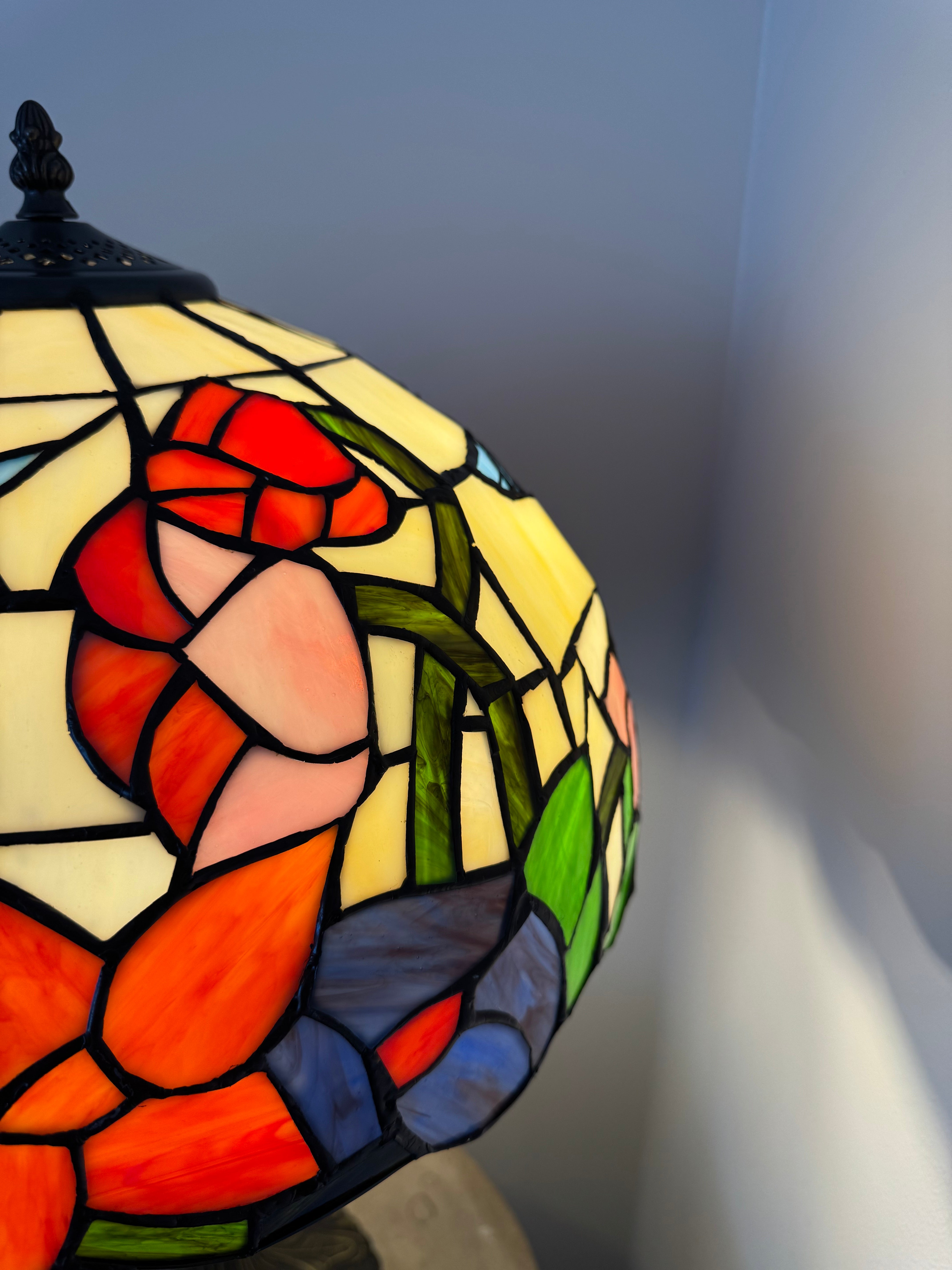 Tiffany Bordslampa Birds Hummingbird 40Ø