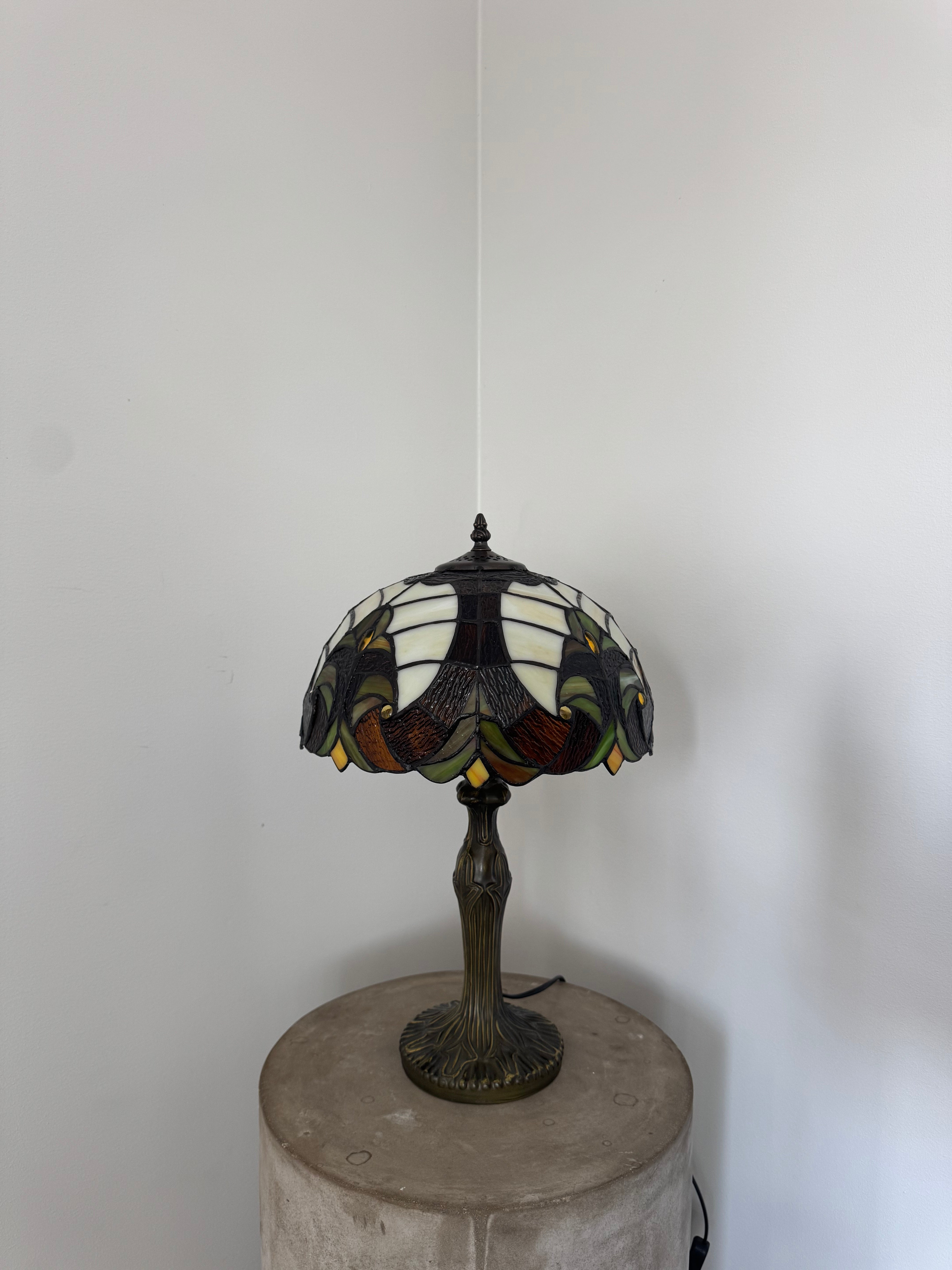 Tiffany Bordslampa Geometric Castle Barrock 30Ø