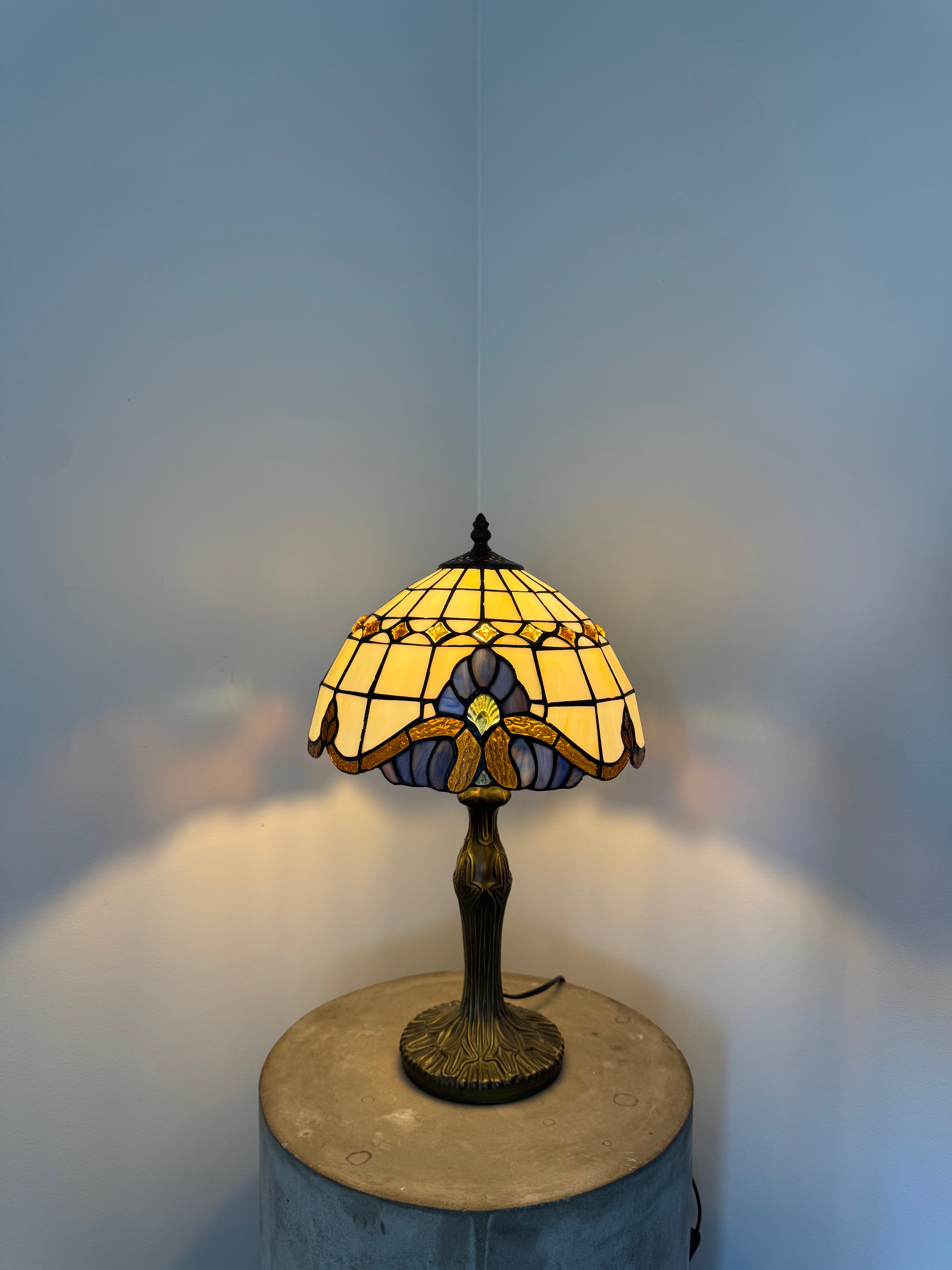 Tiffany Bordslampa Geometric Light Barrock 30Ø