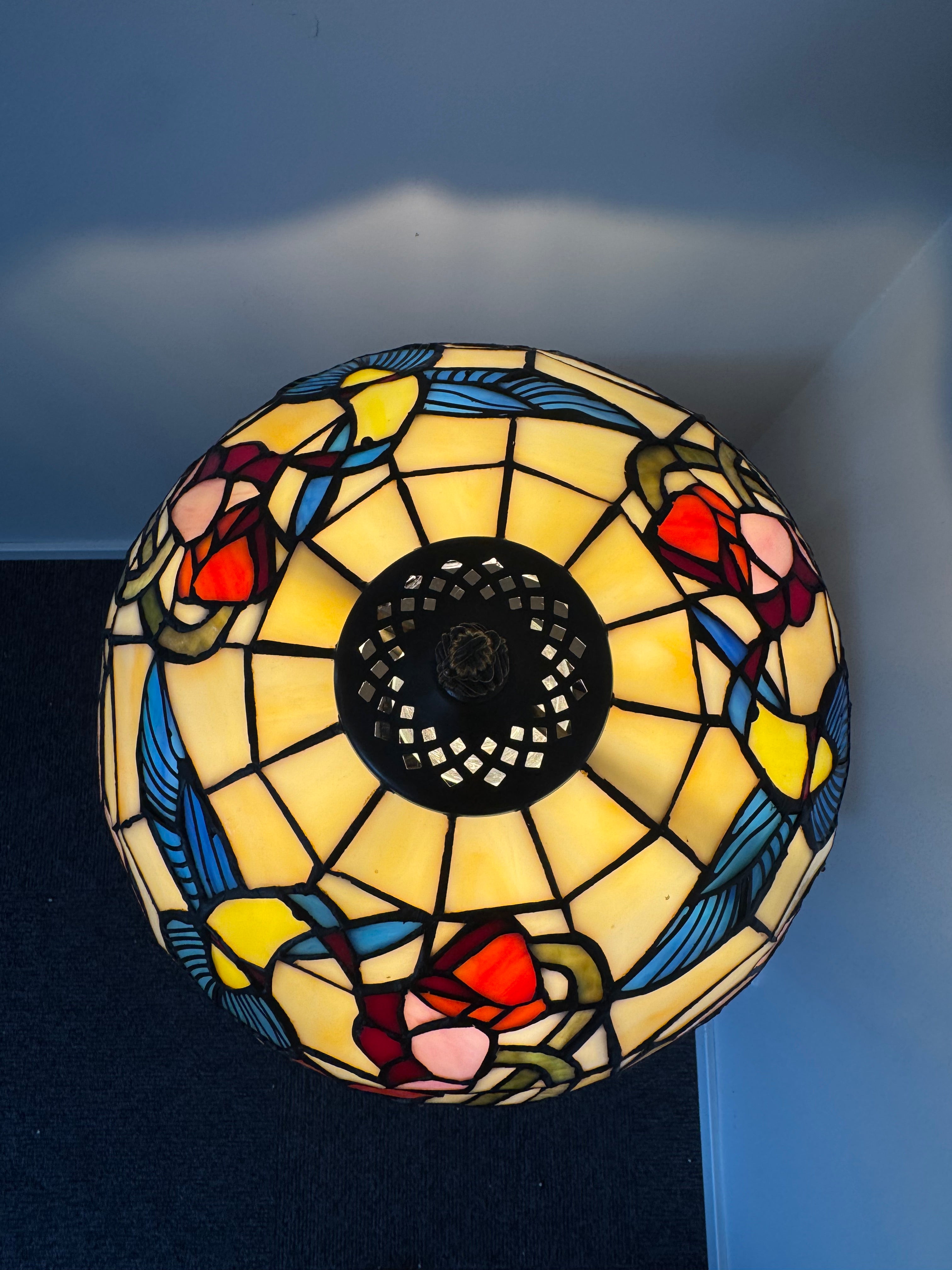 Tiffany Bordslampa Birds Hummingbird 30Ø