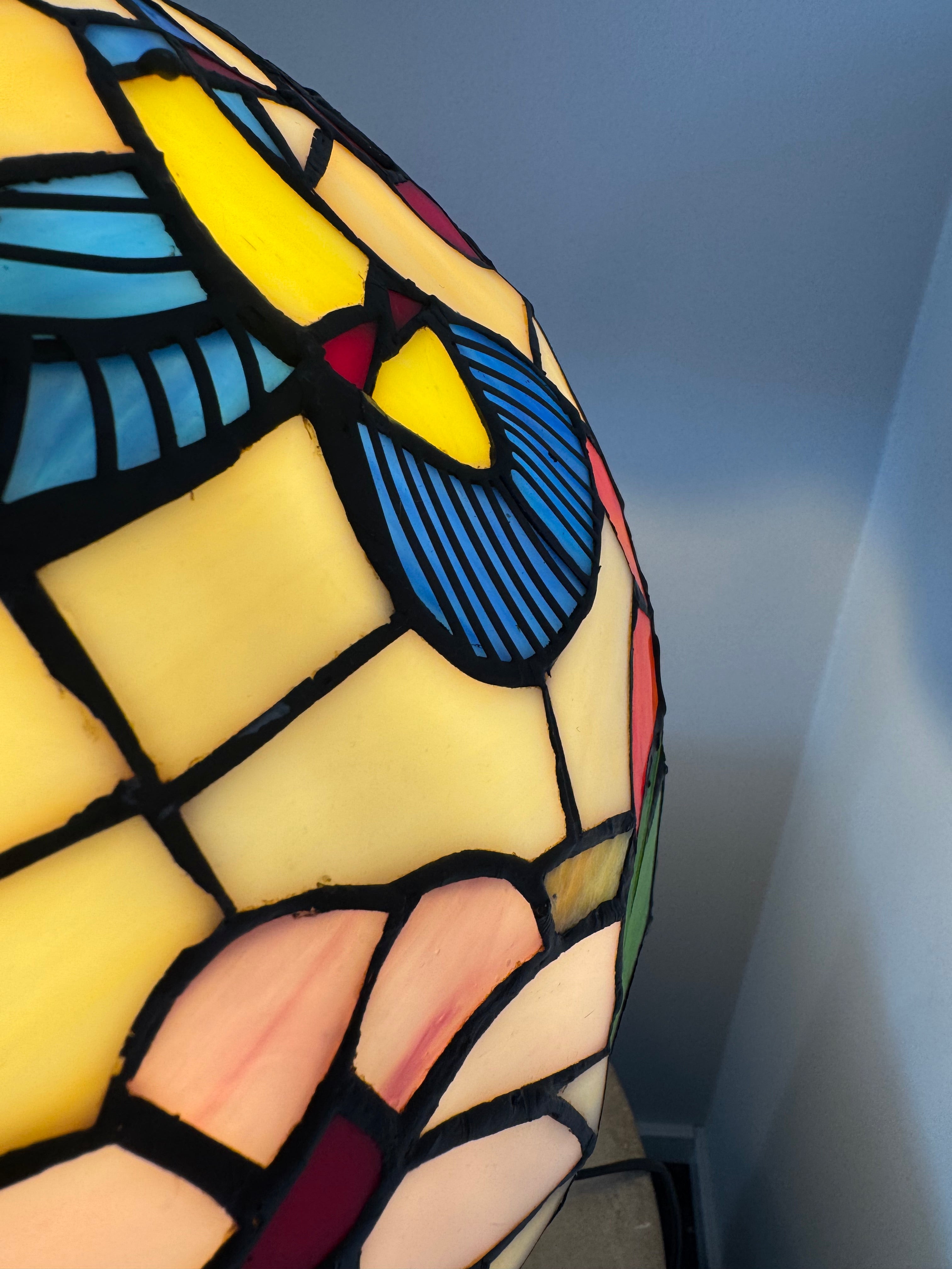 Tiffany Bordslampa Birds Hummingbird 30Ø