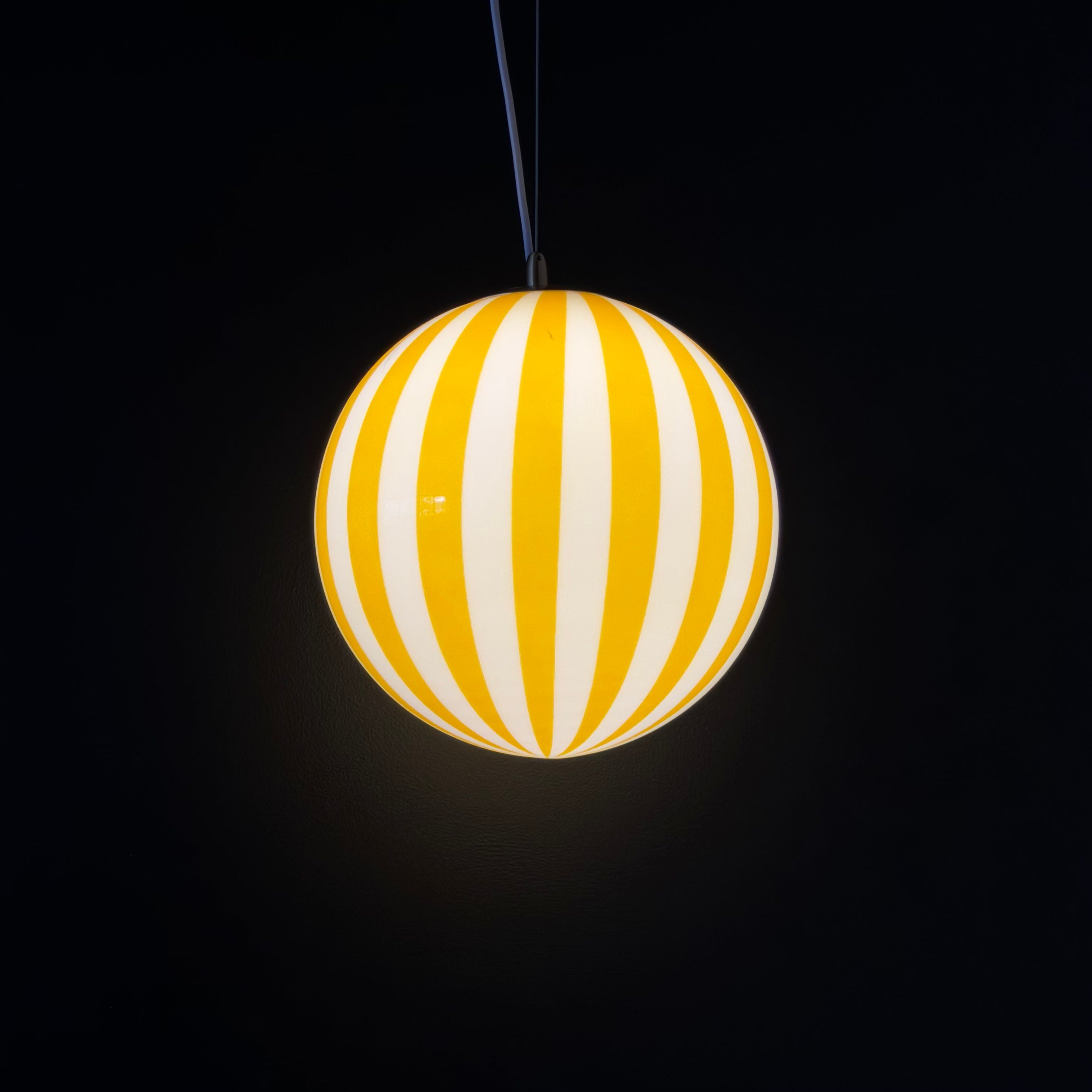 MURANO pendellampa Gul – Italienskt glas & mässing