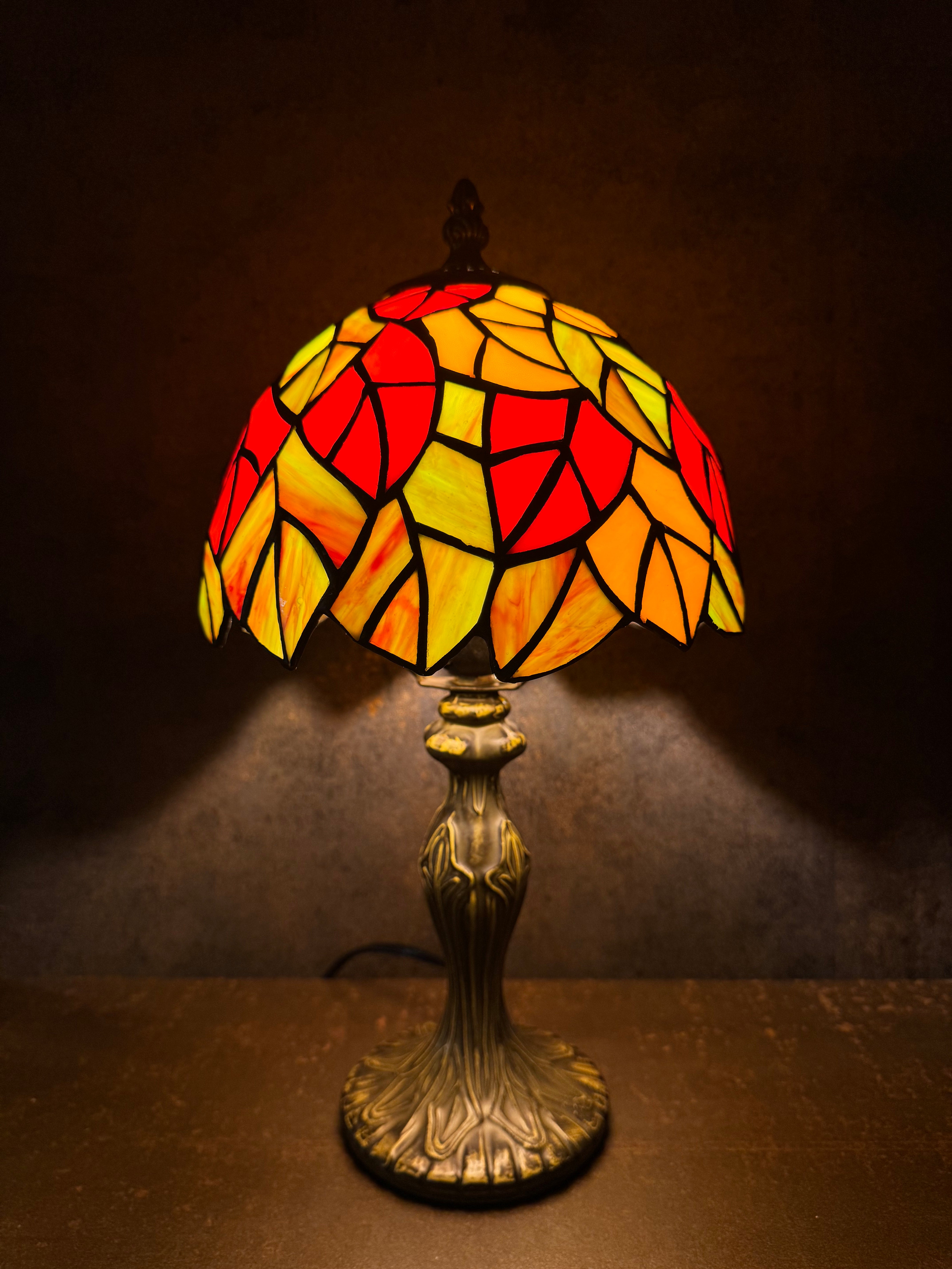 Bordslampa Färgglada Blad Nr B0810