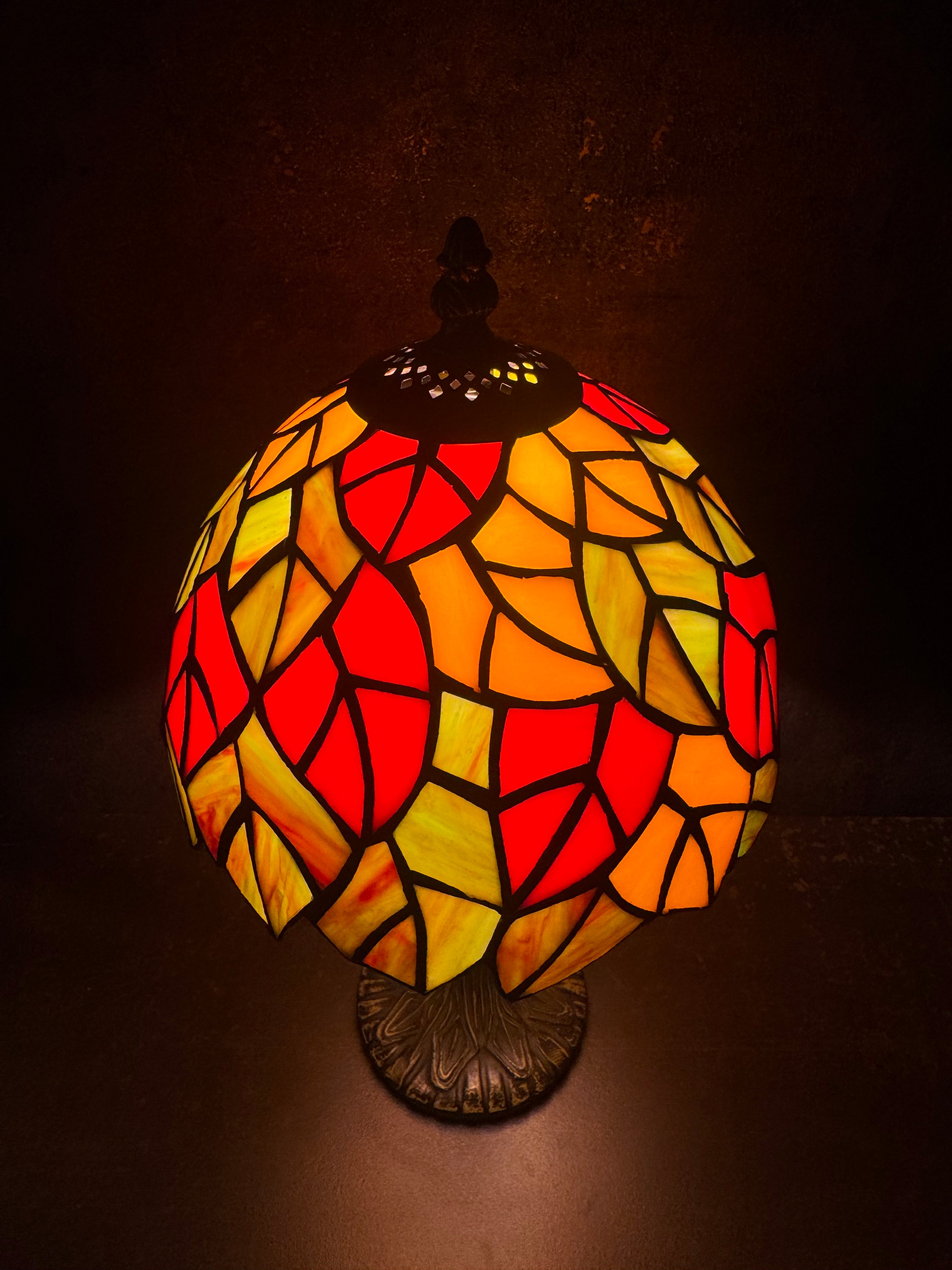 Bordslampa Färgglada Blad Nr B0810